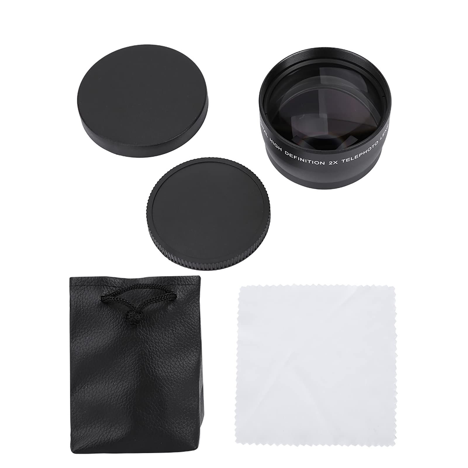 Agatige 58MM 2X Telephoto Lens Camera - Universal Teleconverter Lens for Sony E Mount Mirrorless Cameras | DSLR Camera Accessory | Perfect for Wildlife Photography, Sports Events & Travel Zoom Shots