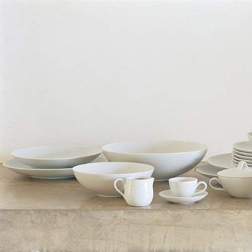 Alessi Mami White Porcelain Dessert Plate - Elegant Small Cake Plate for Afternoon Tea, Dessert Serving, and Party Tableware