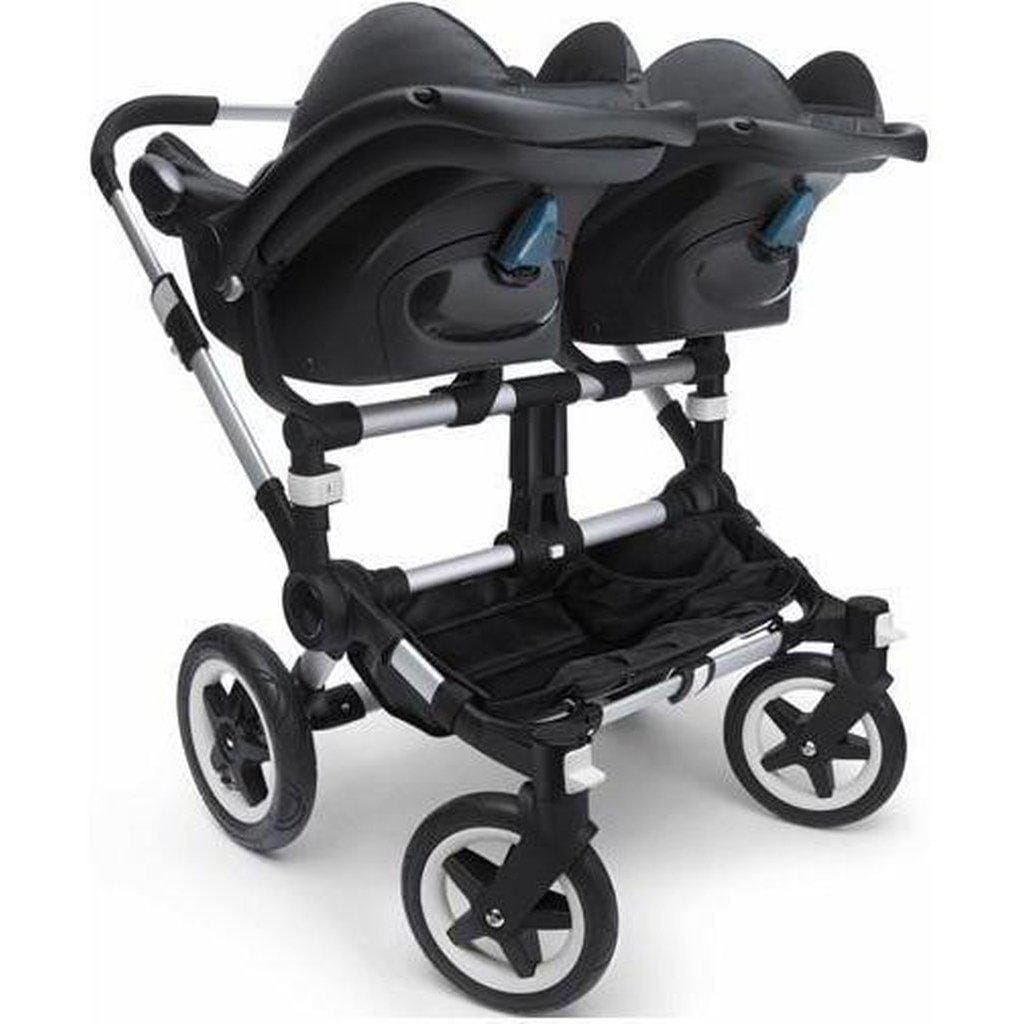 Bugaboo Donkey Series Twin Car Seat Adapter - Compatible with Nuna, Maxi Cosi & Cybex | Universal Stroller Accessory for Safe & Easy Travel with Twins