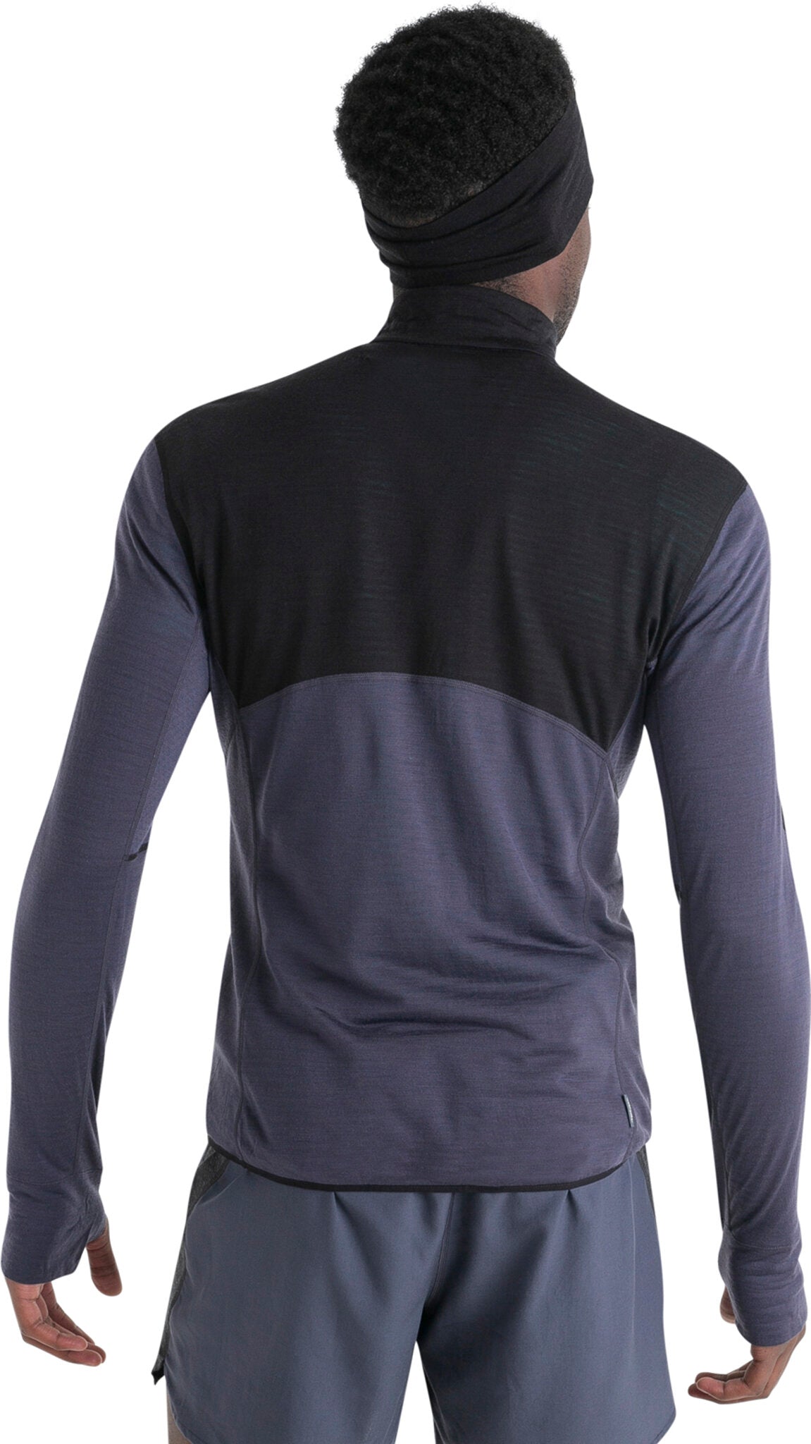 200 RealFleece Descender Merino Blend Long Sleeve Half Zip Top for Men - Warm & Breathable Base Layer for Hiking, Skiing & Outdoor Activities
