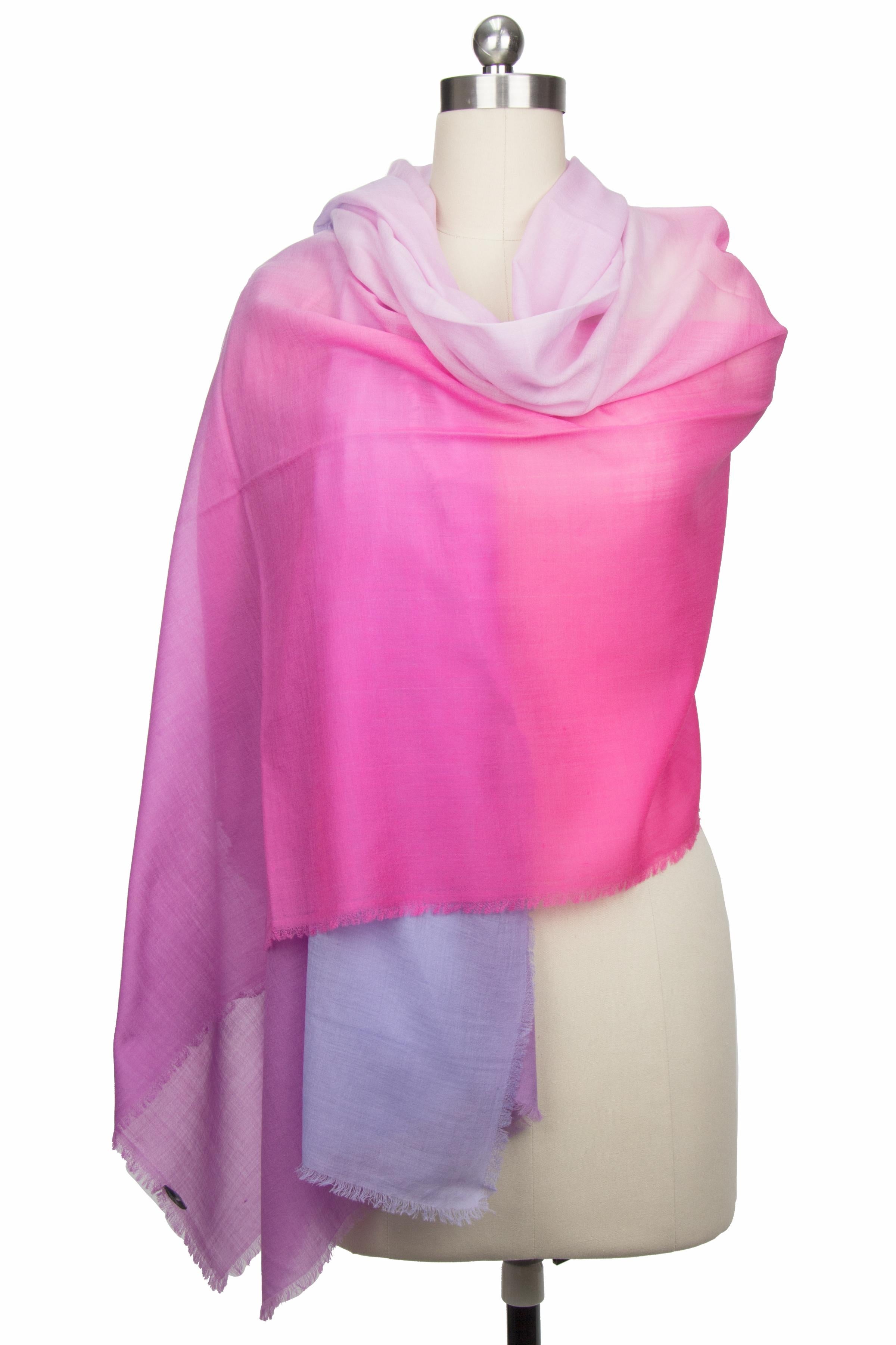 Luxury Cashmere Scarf - Soft Ombre Winter Wrap for Women & Men - Perfect for Cold Weather, Travel & Gift Giving