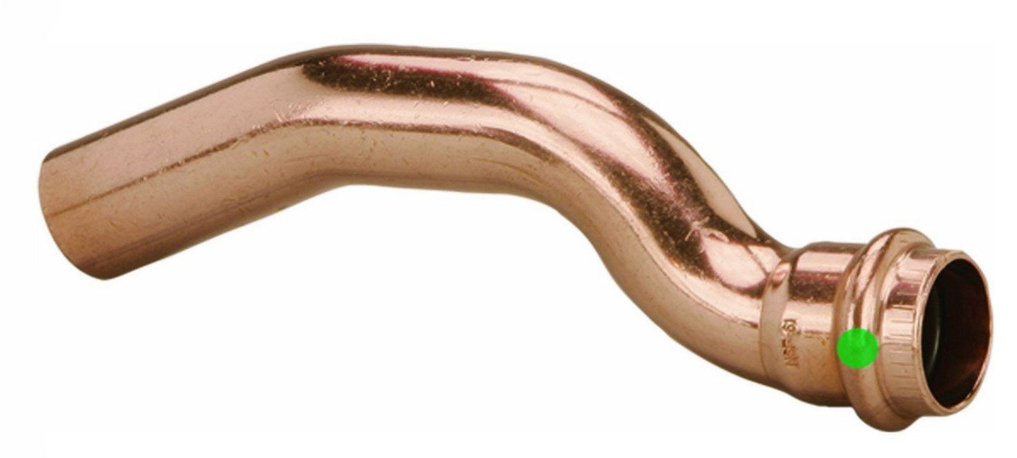 Viega 78142 Propress Zero Lead Copper Cross-Over Fitting - 3/4
