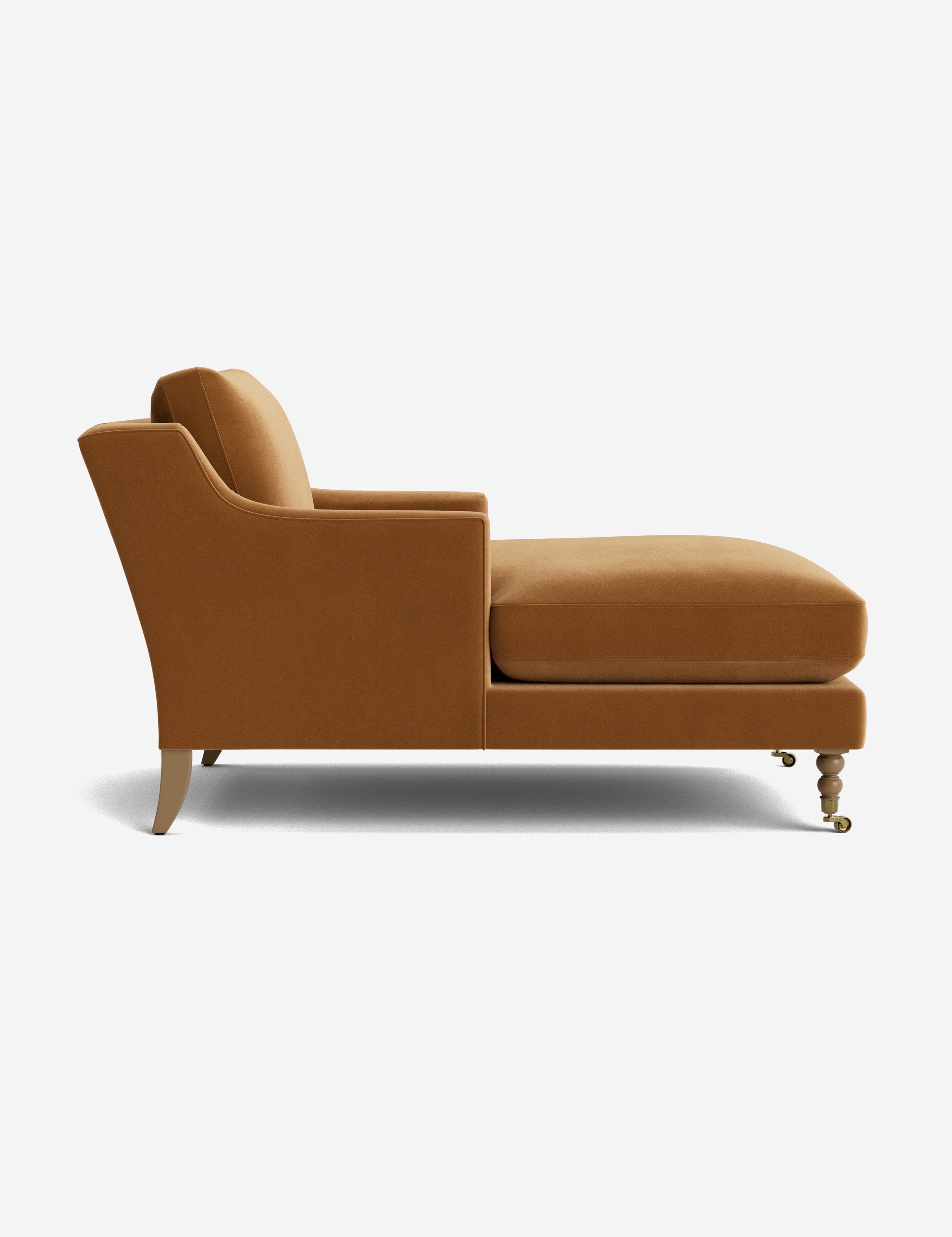 Fabienne Chaise Lounge Chair - Modern Accent Chair for Living Room, Bedroom & Office - Stylish Mid-Century Design with Upholstered Seat and Wooden Legs - Perfect for Relaxing, Reading & Home Decor
