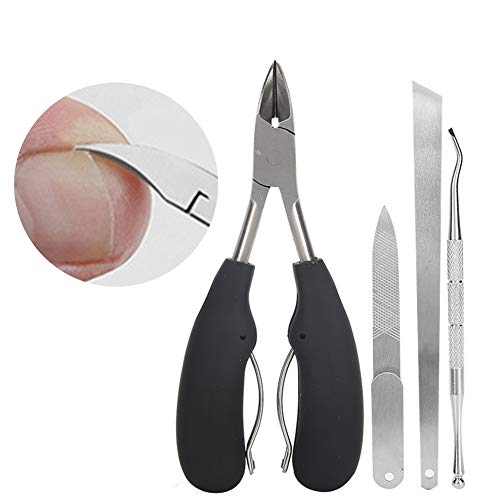 4-Piece Anti-Corrosion Waterproof Nail File Set - Portable Manicure Kit for Home, Travel & Salon Use