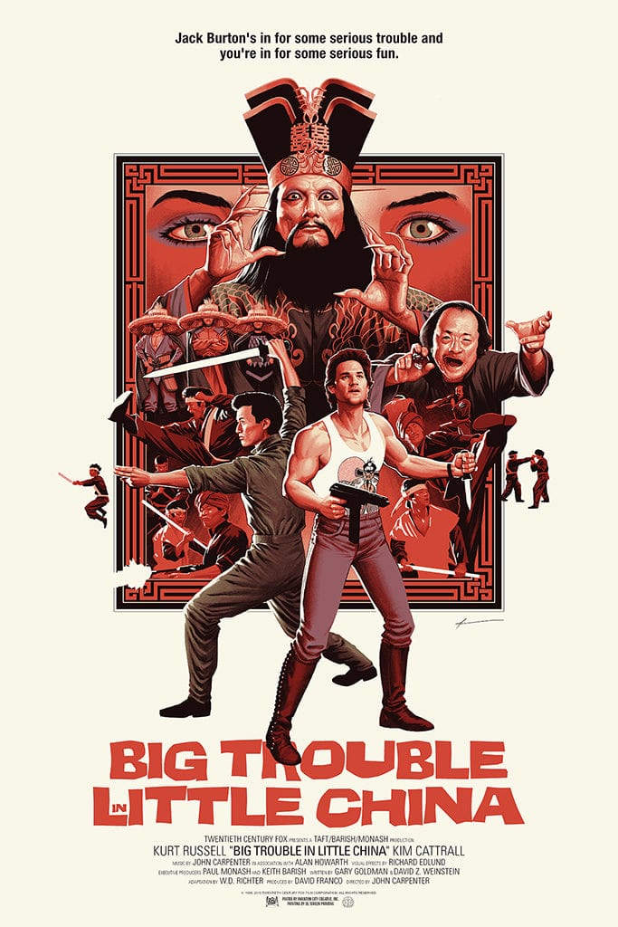 Big Trouble In Little China - Classic 80s Action Movie DVD - Perfect for Movie Nights & 80s Nostalgia Fans