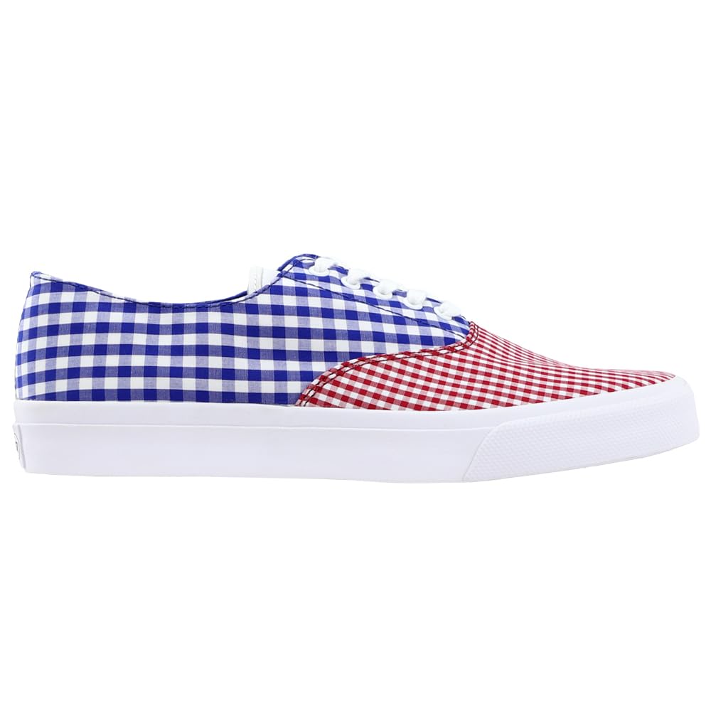 **Sperry Men's Cloud CVO Gingham Lace-Up Sneakers - Casual Blue Shoes for Walking & Everyday Wear**