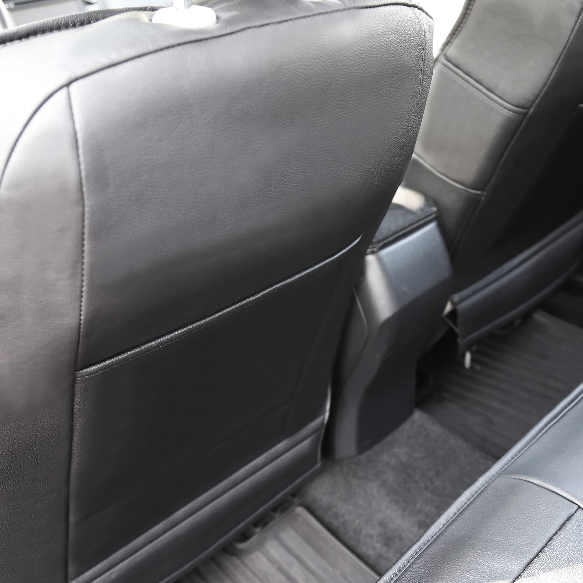 Premium Custom Fit Seat Covers for 2014-2025 Subaru Forester | Waterproof Faux Leather Full Set Car Seat Protectors | Durable Interior Accessories (Black) - Perfect for Road Trips, Daily Commutes & Pet Protection
