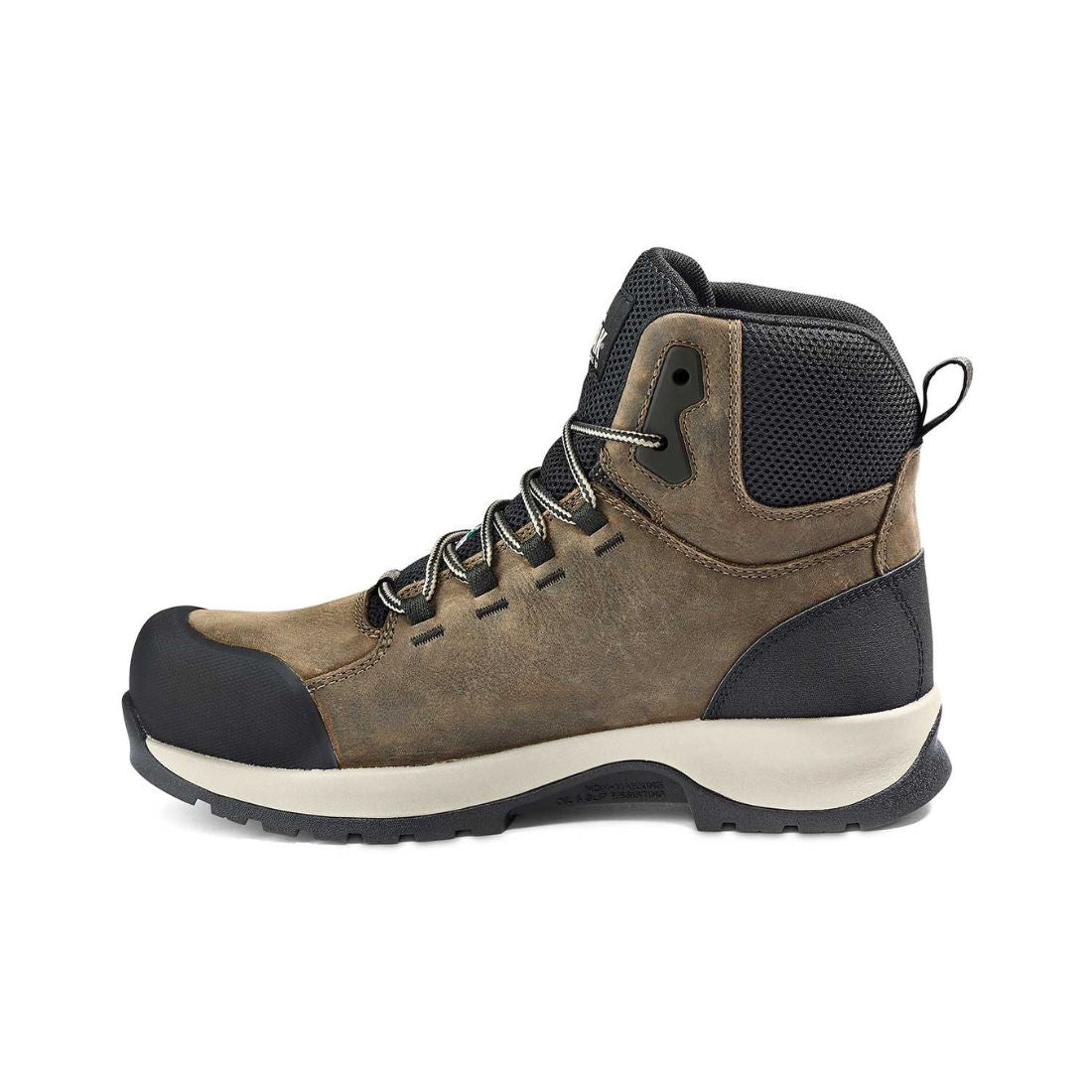 Kodiak Quest Bound Mid Women's Size 6 Waterproof Composite Toe Work Boots 837AFS - Brown | Slip Resistant Safety Shoes for Construction, Hiking & Outdoor Work