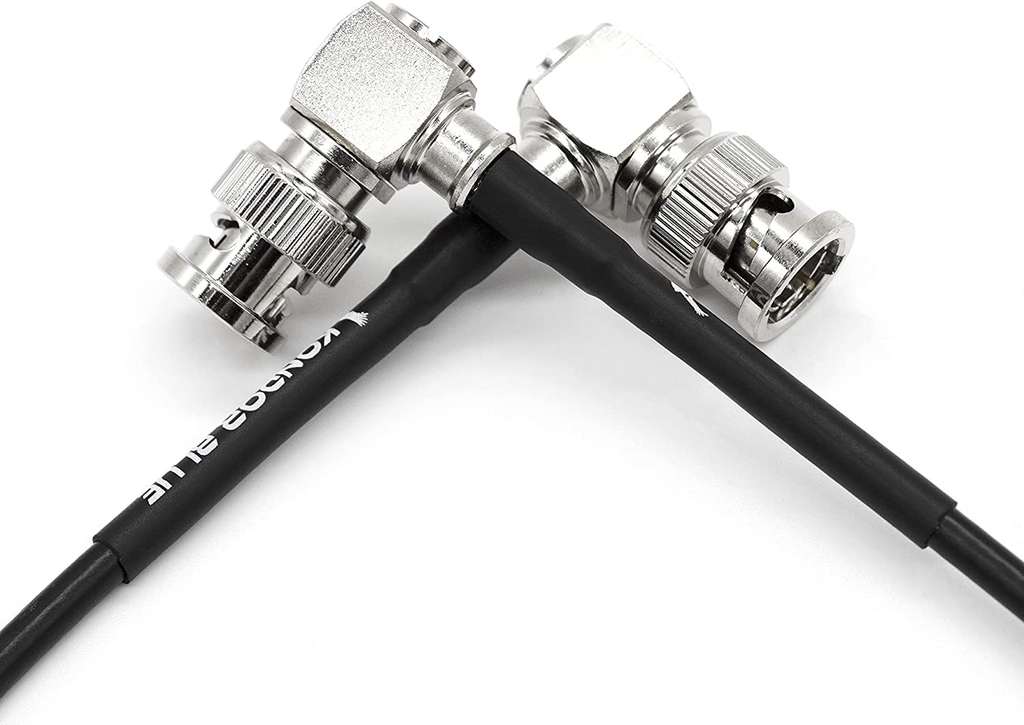 Kondor Blue 12G SDI Cable for 4K60 Video - 22ft Straight Connector for Camera Monitors & Transmitters - Perfect for Live Streaming, Broadcast & Studio Production