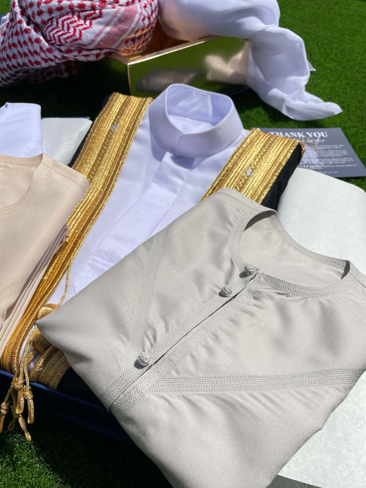 Premium My First Thobe Gift Set for Kids - Traditional Islamic Outfit for Eid, Ramadan & Special Occasions - Perfect for Boys' Religious Ceremonies & Family Celebrations