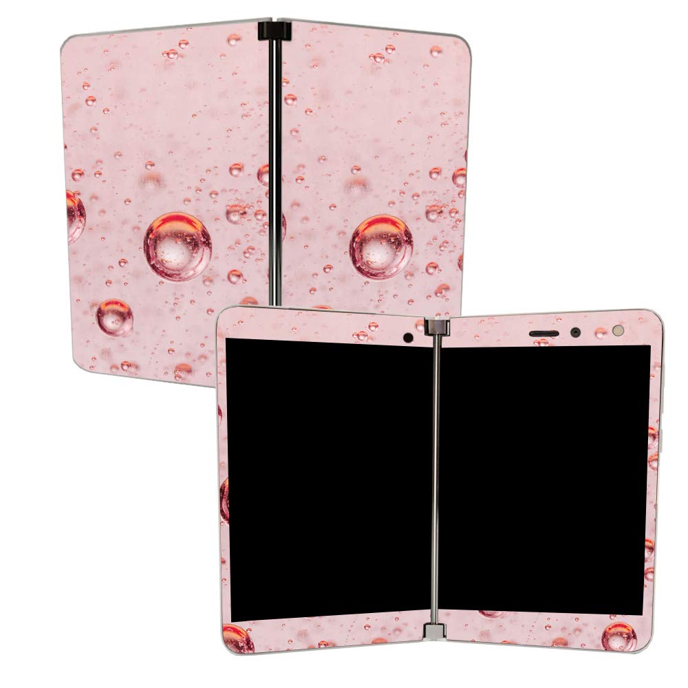 Premium Vinyl Skin for Microsoft Surface Duo - Champagne Bubbles Design | Protective & Durable Decal Wrap Cover | Easy to Apply & Remove | Made in USA | Perfect for Work, Travel & Personal Style Customization