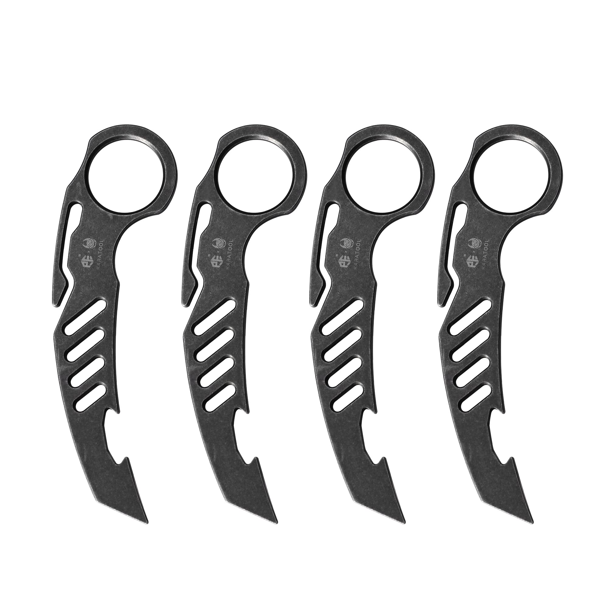 Premium Titanium Pry Bar Tool by Petrified Fish - Black | EDC Multi-Tool for Camping, Survival, and Everyday Carry | Durable & Lightweight for Outdoor Adventures