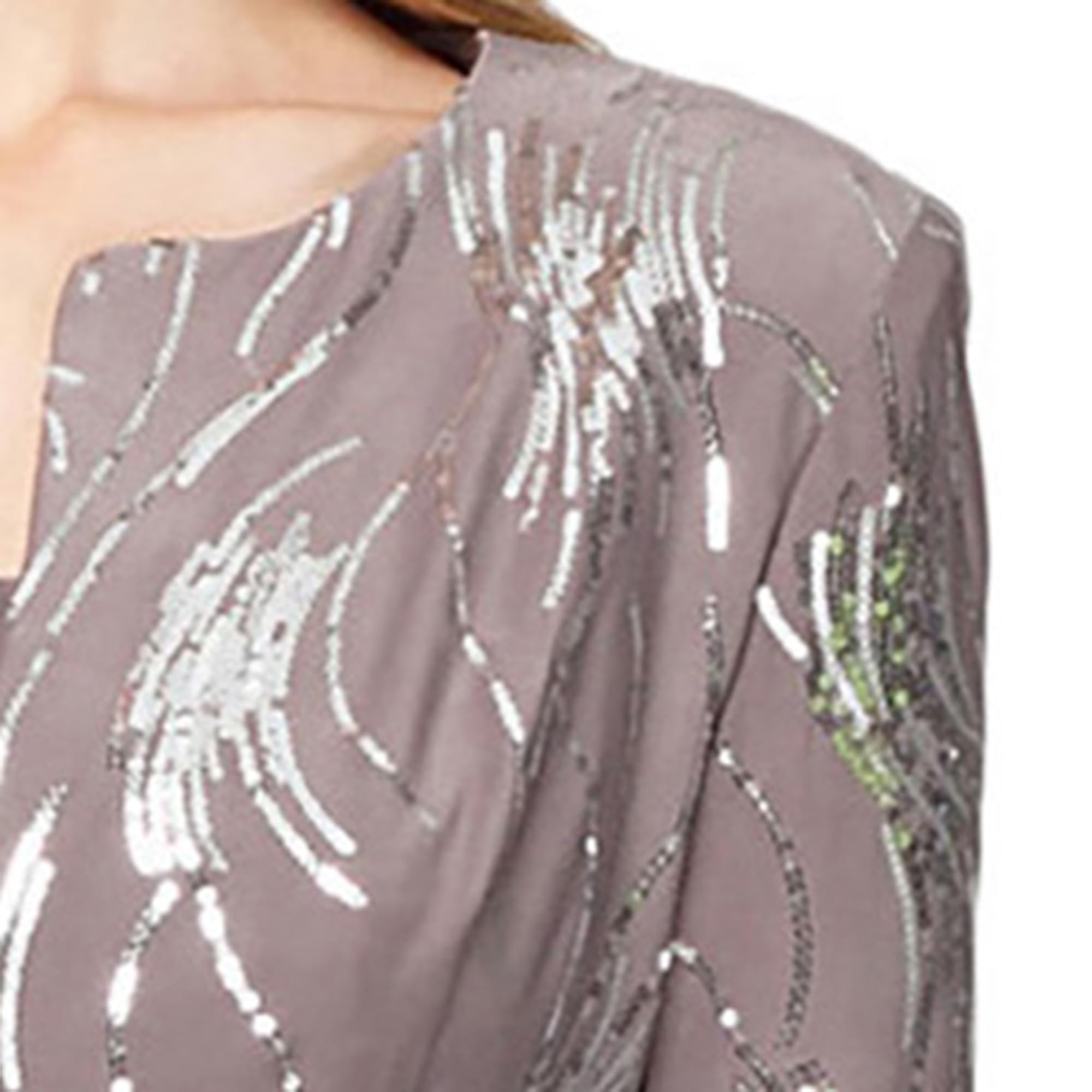 Alex Evenings Women's Tea Length Jacket Dress for Weddings & Formal Events - Elegant Plus Size & Petite Cocktail Attire | Perfect for Bridal Showers, Evening Parties & Special Occasions