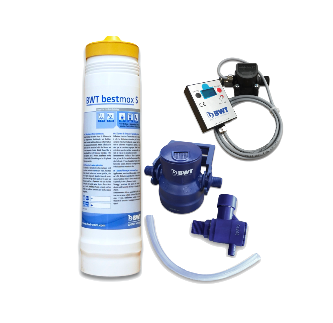 BWT Bestmax Complete Water Filtration System - Whole House Water Filter for Clean Drinking & Shower Use - Perfect for Home, Office & RV Water Purification