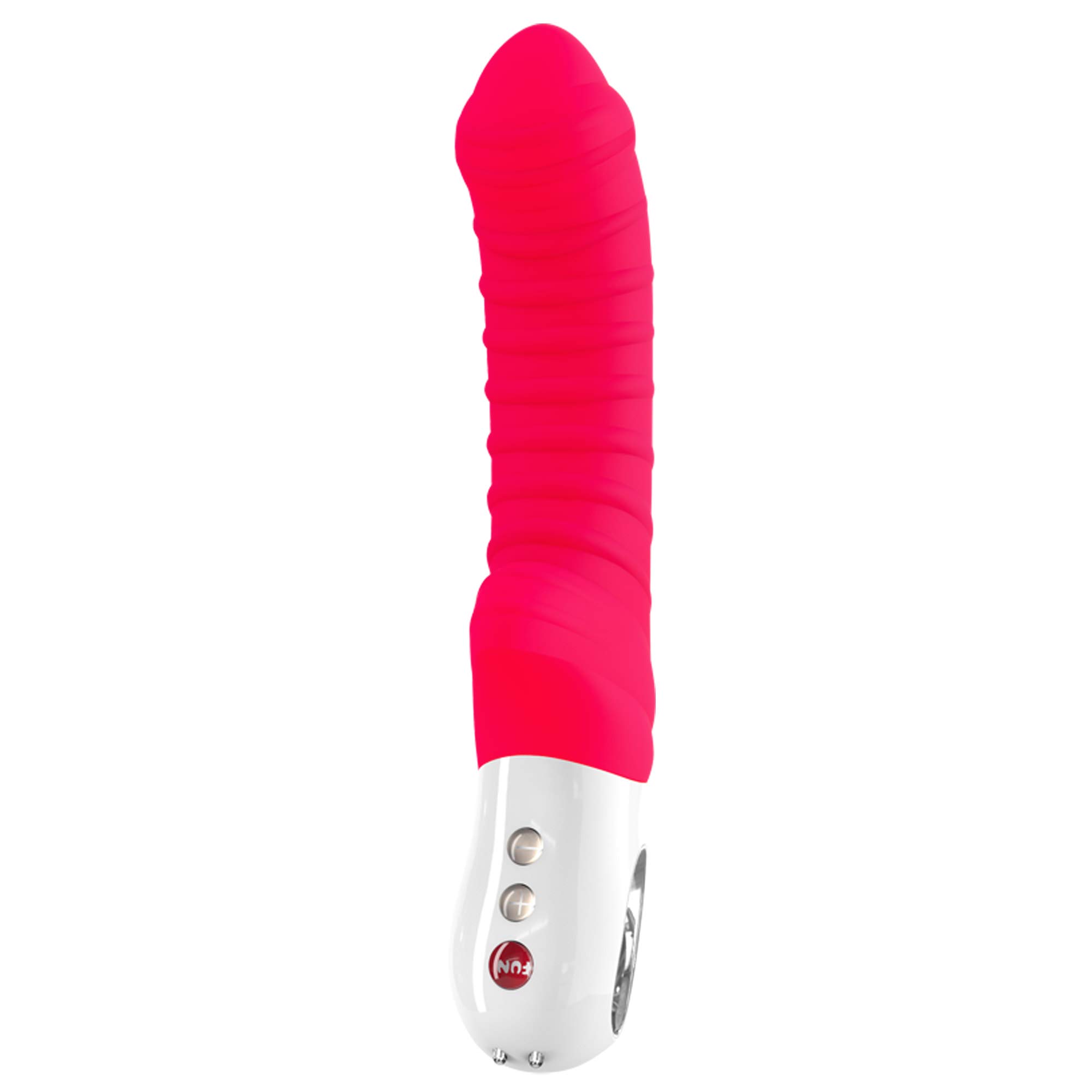 Premium G5 Series Rechargeable Silicone Vibrator - Luxury Adult Toy for Women & Men | Waterproof, Body-Safe Silicone Dildo with Powerful Vibrations (Tiger India Red) | Perfect for Couples Play, Solo Pleasure & Sensual Massage
