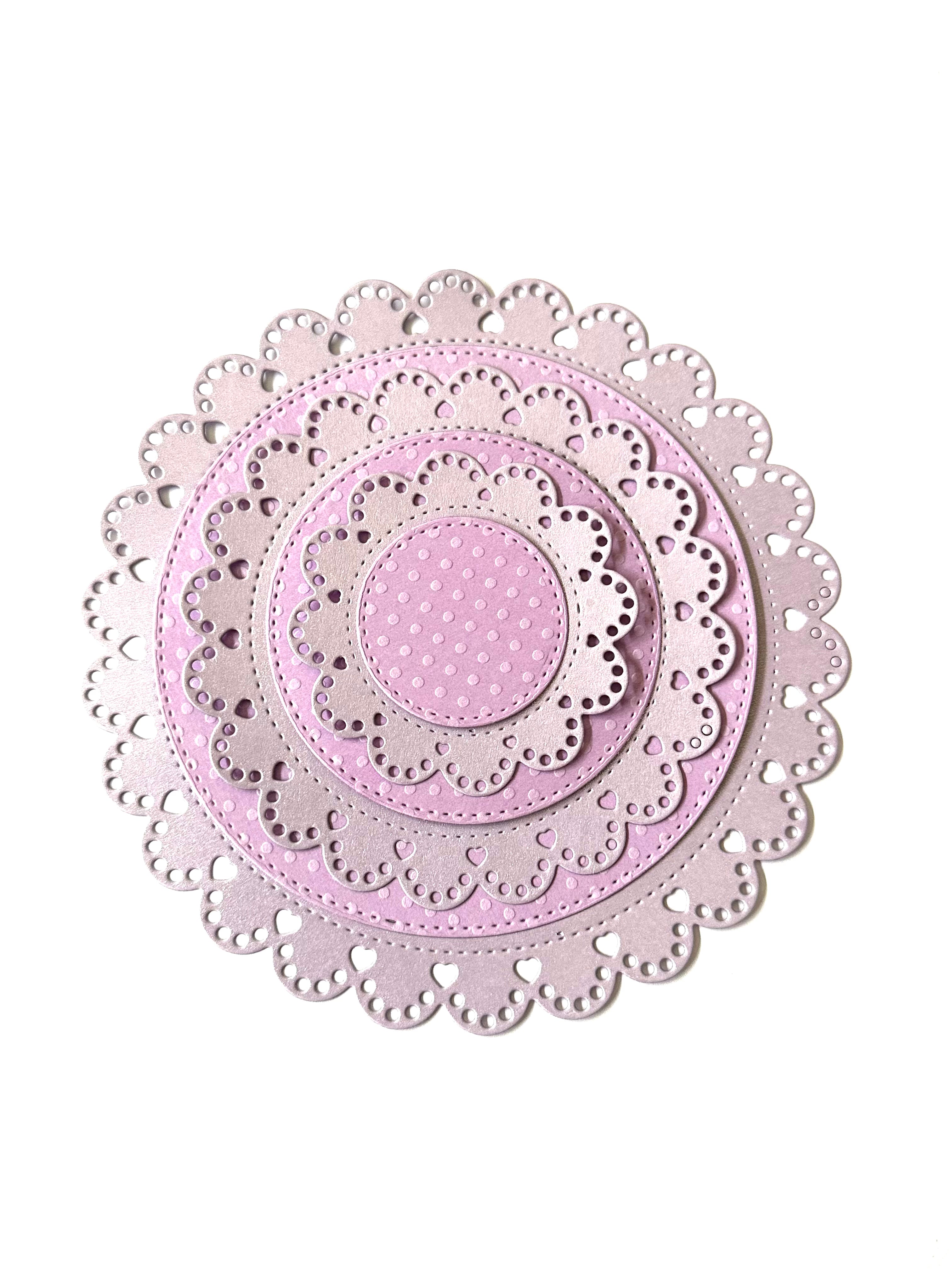 Heart-Shaped Ceramic Nesting Bowls Set - 3-Piece Stackable Mixing & Serving Bowls for Baking, Cooking, and Home Decor