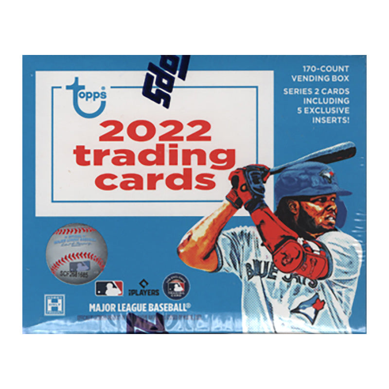 2022 Topps Series 2 Baseball Cards Vending Box - 36 Packs, 360 Cards for Collectors & Trading - Perfect for Sports Memorabilia Collections & Fantasy Baseball Enthusiasts