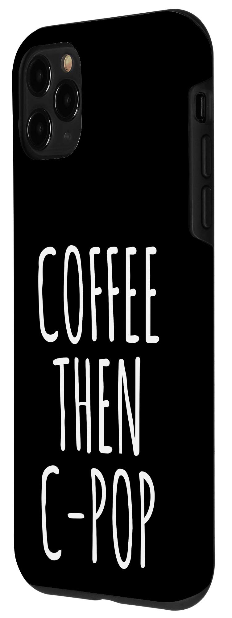 iPhone 11 Pro Case - Funny Coffee Lovers Gift with C-Pop Music Design - Perfect for Coffee Shops, Work & Daily Use