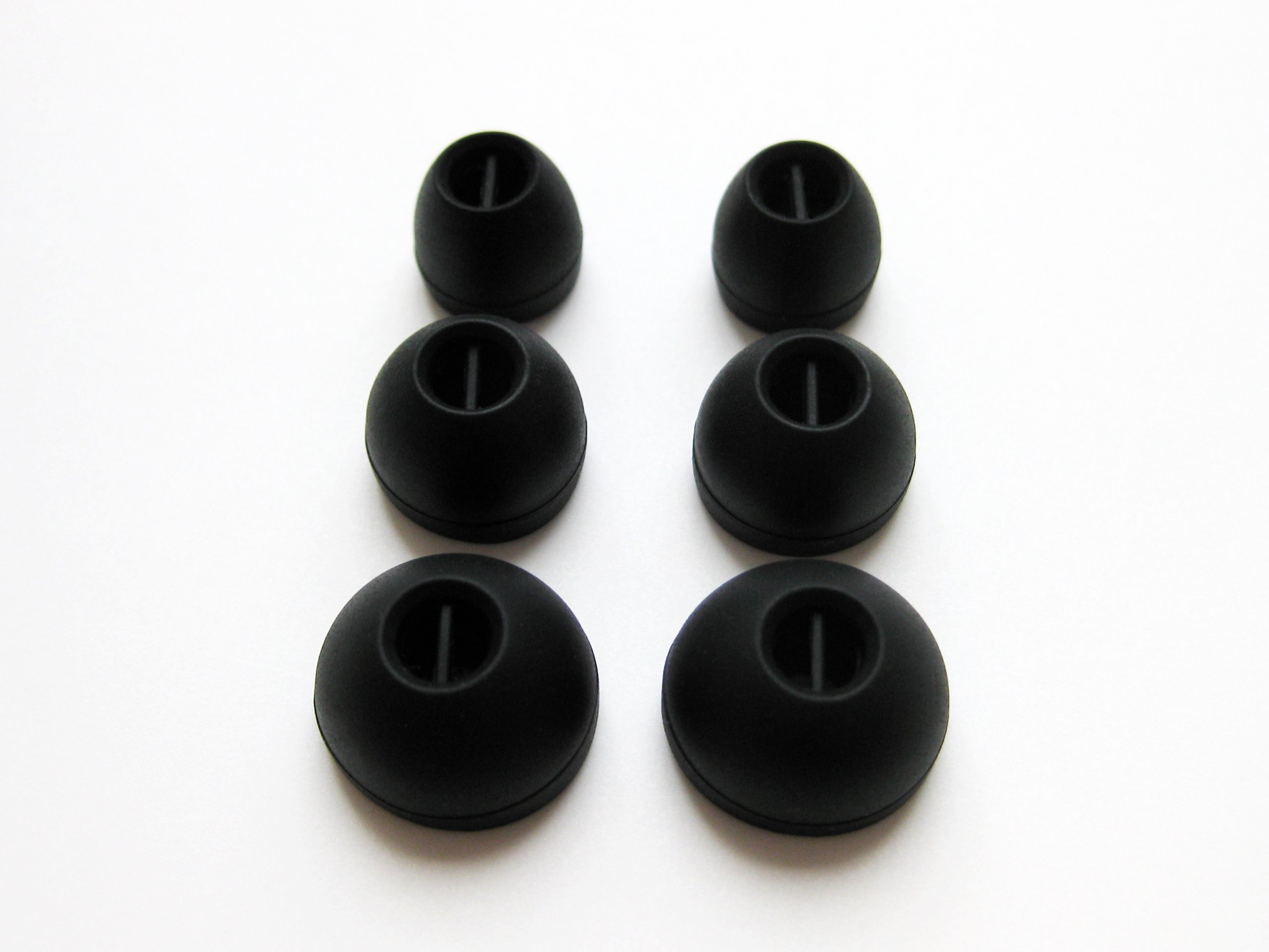 6-Pack Replacement Earbud Tips (S/M/L) Compatible with Sennheiser IE, CX, CXC, CXL, OCX & MM Series - Noise Isolation Earphone Accessories for Workouts, Commuting & Travel