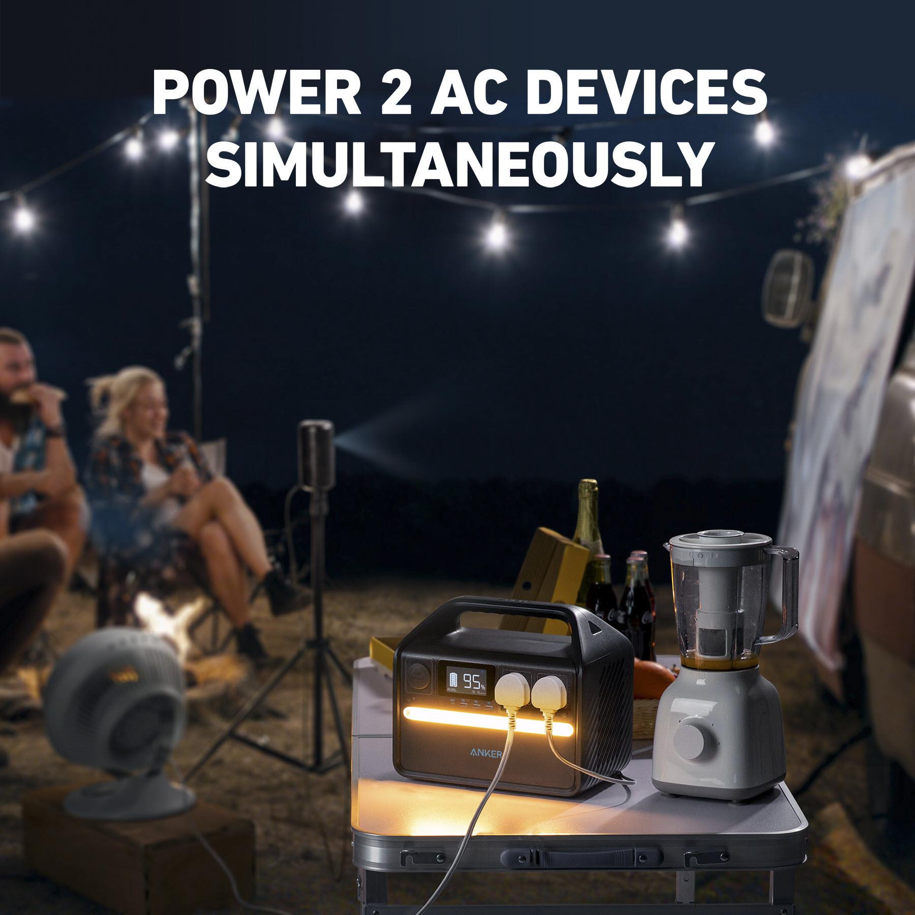 Anker 535 PowerHouse 512WH Portable Power Station - Solar Generator for Camping, RV, Emergencies & Outdoor Adventures