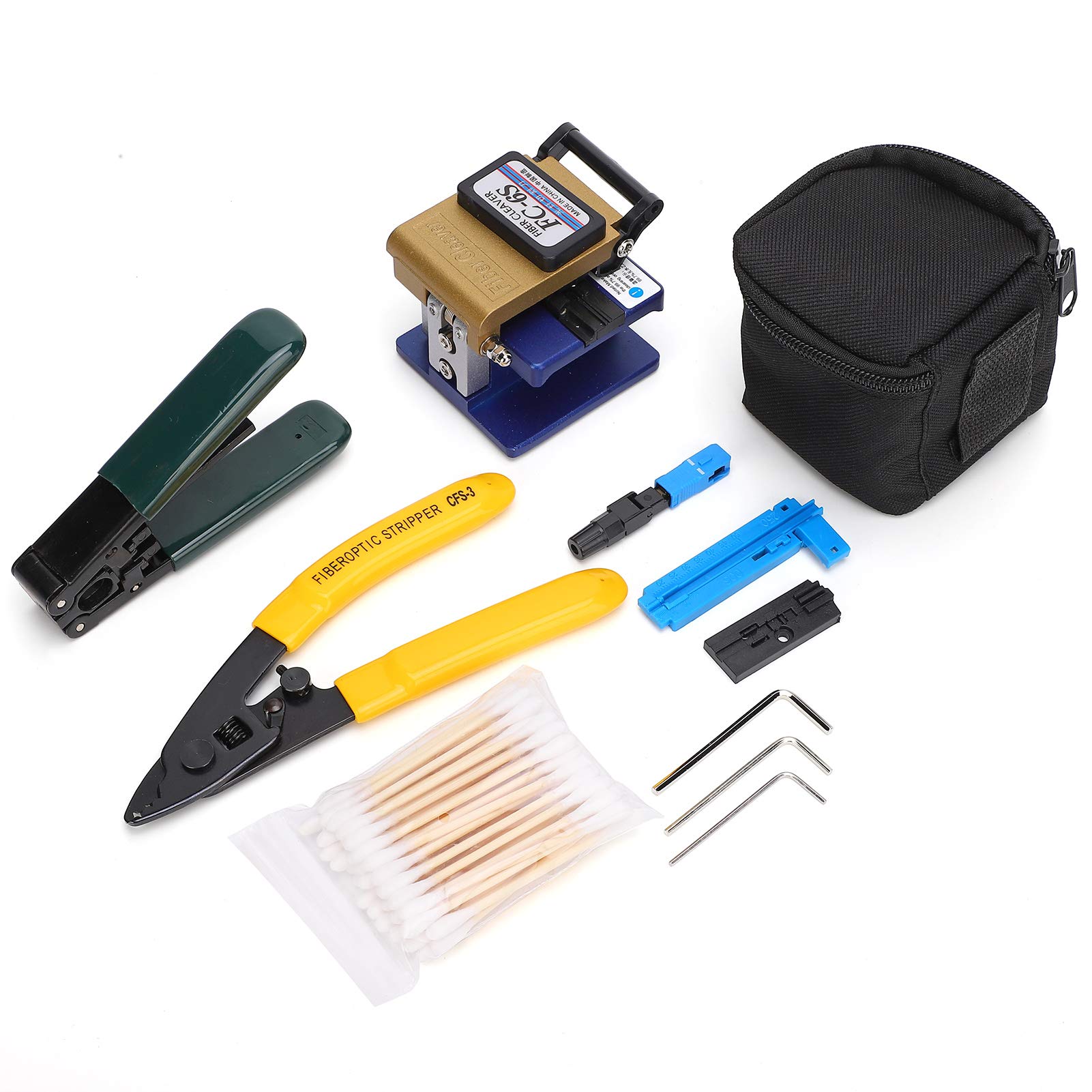 High Precision Portable FTTH Fiber Optic Tool Kit for Installation & Maintenance - Ideal for Home Network Setup & Professional Telecom Repairs