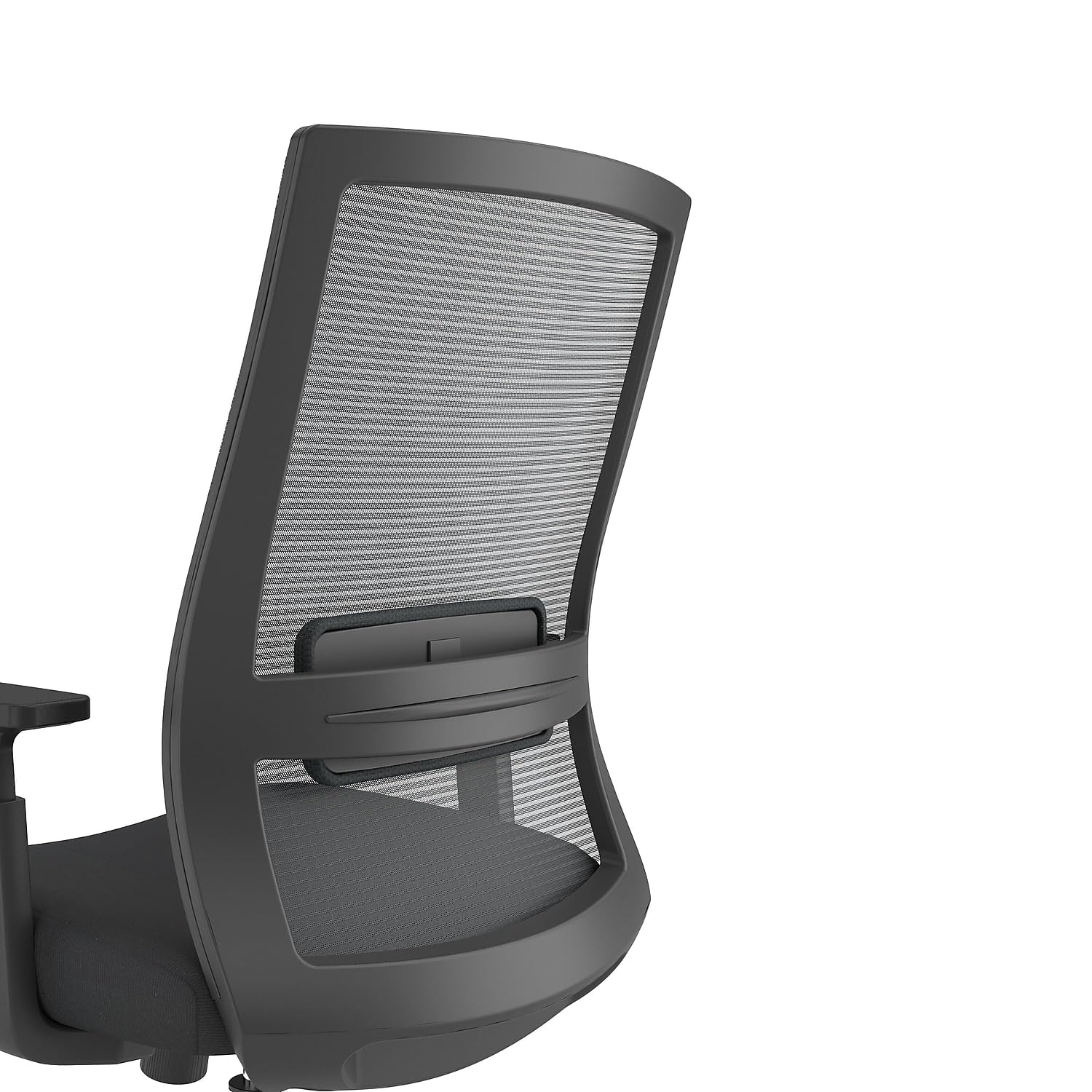 STAPLES Union & Scale 24328573 Mesh and Fabric Ergonomic Office Task Chair with Adjustable Height - Black (53249) - Perfect for Home Office, Workstation & Conference Rooms