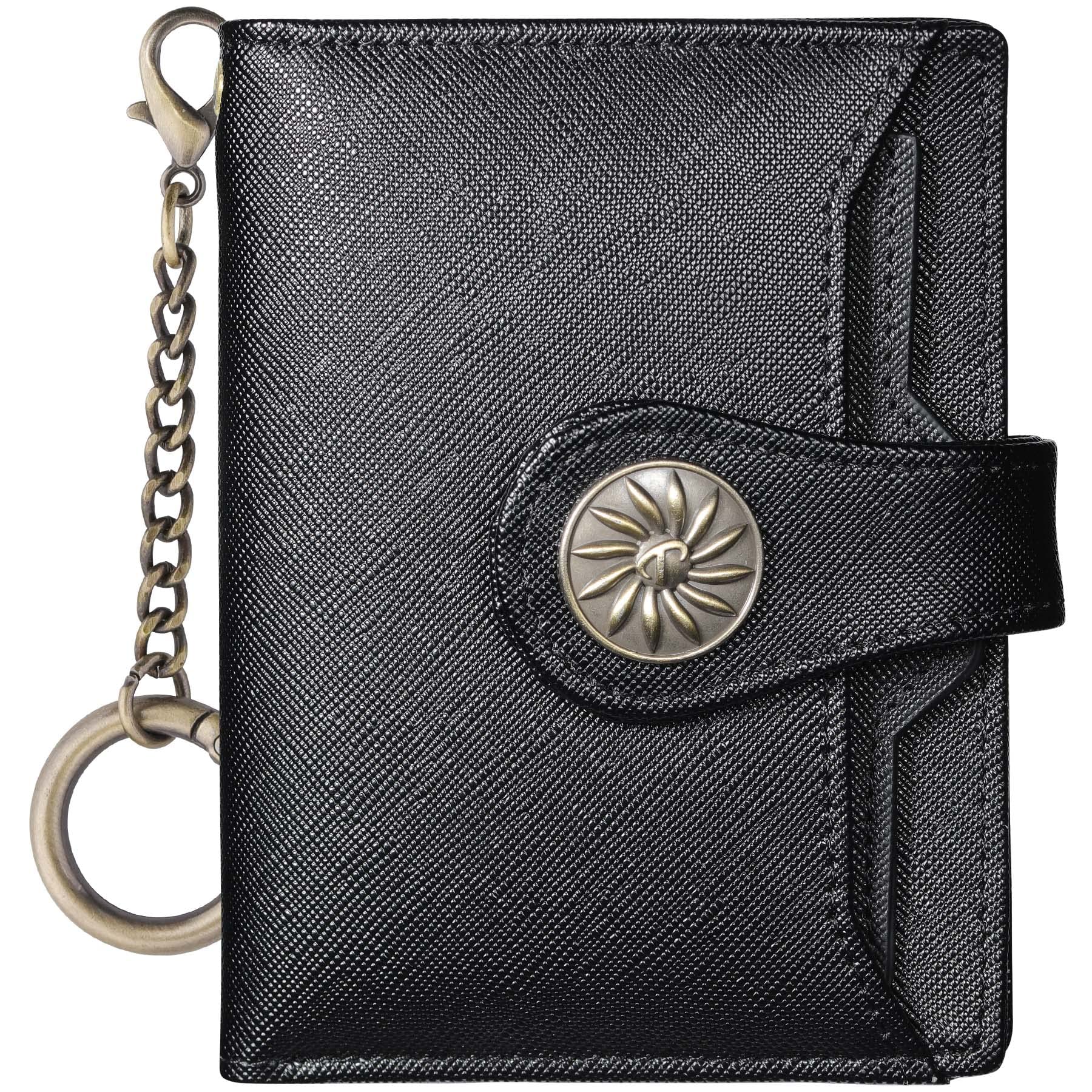 Travelambo RFID Blocking Bifold Leather Wallet for Women - Slim Card Holder with 2 ID Windows & Zippered Coin Pocket | Perfect for Everyday Use, Travel, and Gift Giving