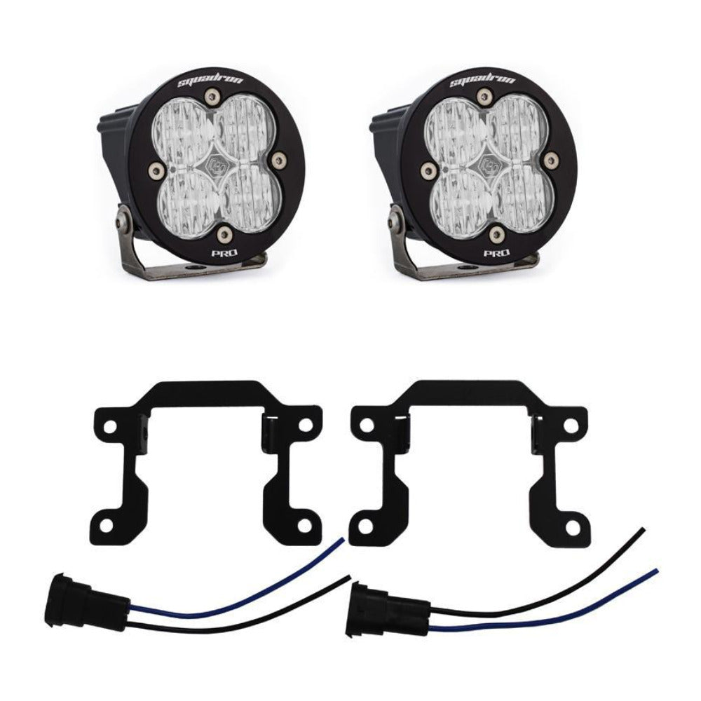 Baja Designs Fog Pocket Kit for 2019-2024 Ram 2500/3500 Big Horn - LED Off-Road Lighting Upgrade for Enhanced Visibility in Fog & Night Driving