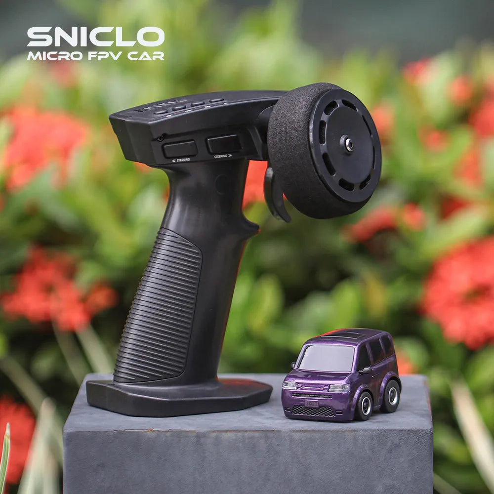 SNICLO SNT Atom Q Series 1/100 Scale Micro FPV RC Car - Ready to Run (RTR) - Indoor Racing, Backyard Drifting & FPV Adventure for Kids & Adults
