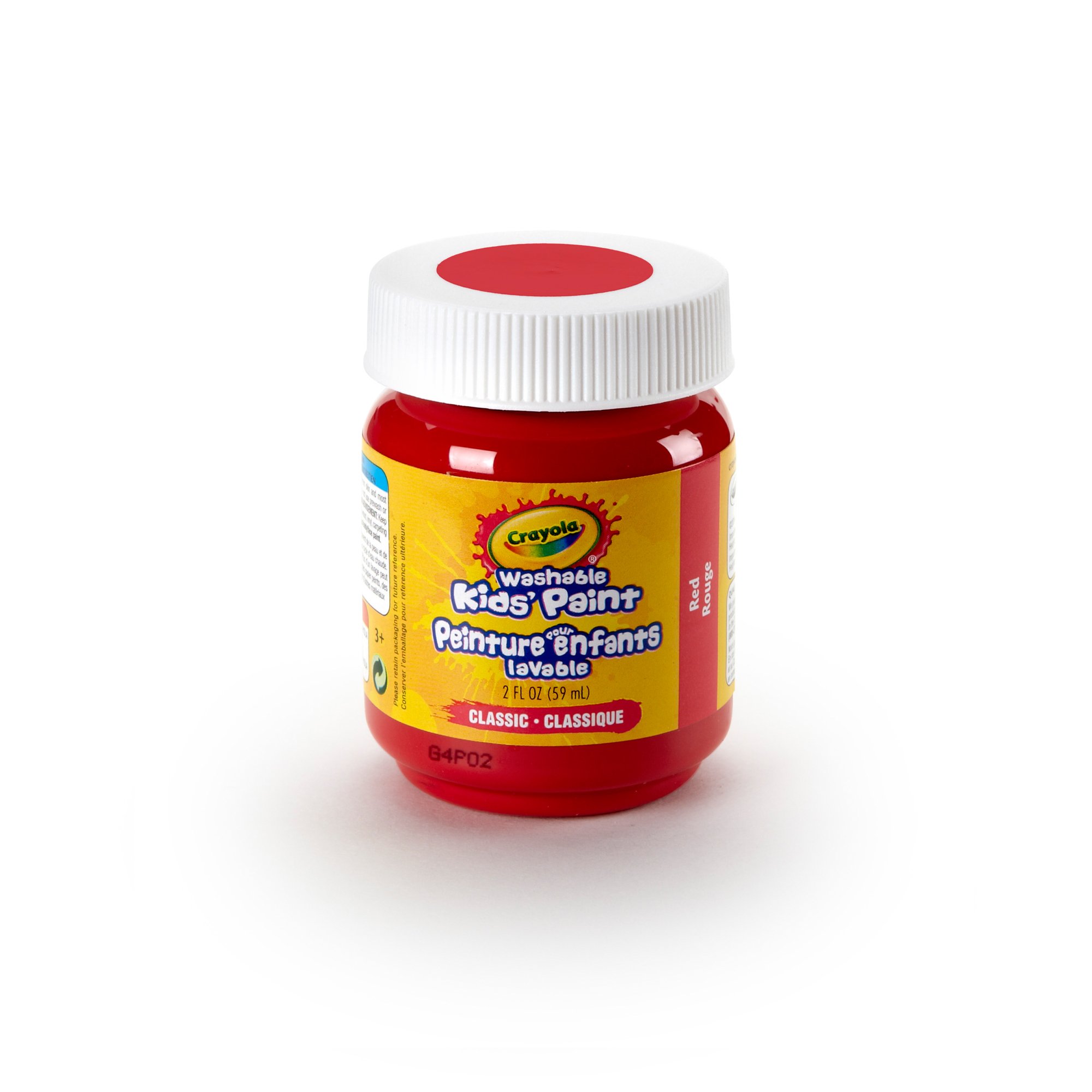 Crayola Washable Kids Paint - Non-Toxic, Safe for Children - 2 oz Red Paint for Arts & Crafts, School Projects, and DIY Home Decor