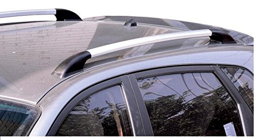 GOLSM Silver Car Roof Rails for Chevrolet Aveo – Heavy Duty Roof Rack for SUV, Cargo Carrier, Outdoor Adventure & Road Trips