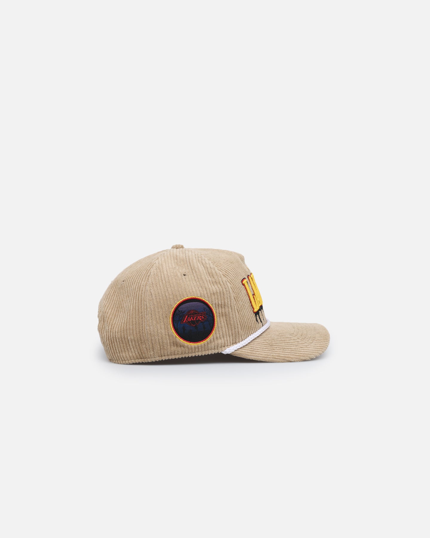 47 Brand Los Angeles Lakers Slasher 47 Hitch Snapback Hat - Khaki Adjustable Baseball Cap for Men & Women - Perfect for Basketball Games, Streetwear & Casual Outfits