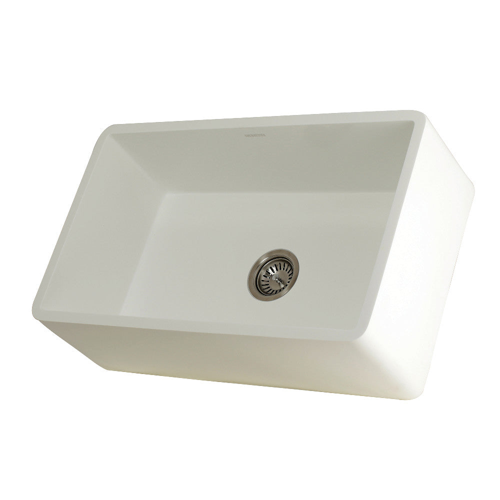 Premium Gourmetier Arcticstone Farmhouse Kitchen Sink - Durable Granite Composite 33