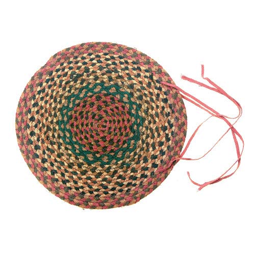 Braided Chair Pad - Non-Slip Seat Cushion for Dining Chairs, Office Chairs & Home Decor - Comfortable Woven Cotton Chair Mat for Kitchen, Living Room & Outdoor Use