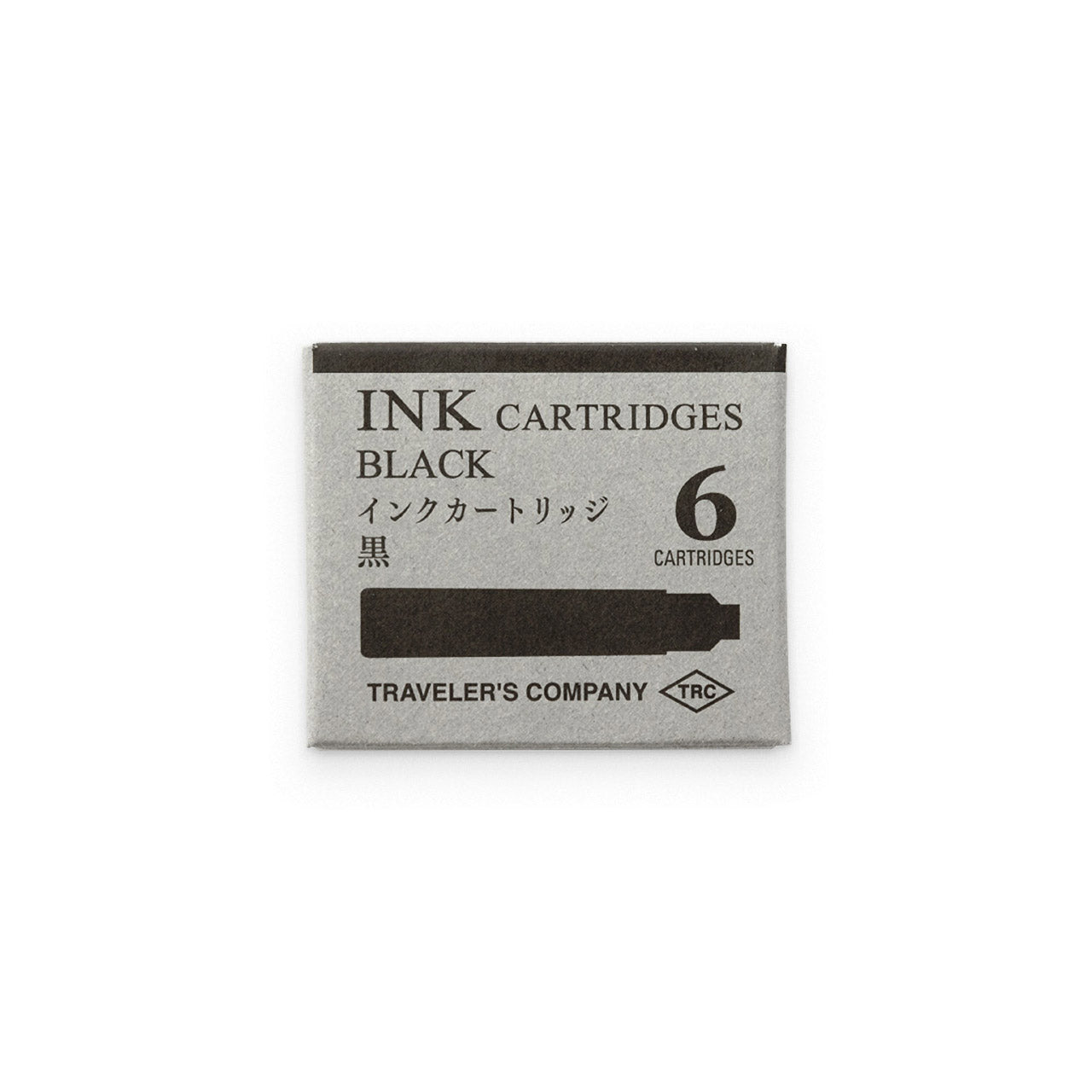 Travelers Company Ink Cartridges - 6 Pack Refill for Fountain Pens - Perfect for Journaling, Calligraphy & Office Use