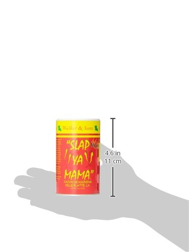 Slap Ya Mama Cajun Seasoning - Authentic Louisiana Hot Blend, No MSG, Kosher Certified, 8oz Can - Perfect for Gumbo, Jambalaya & Grilling