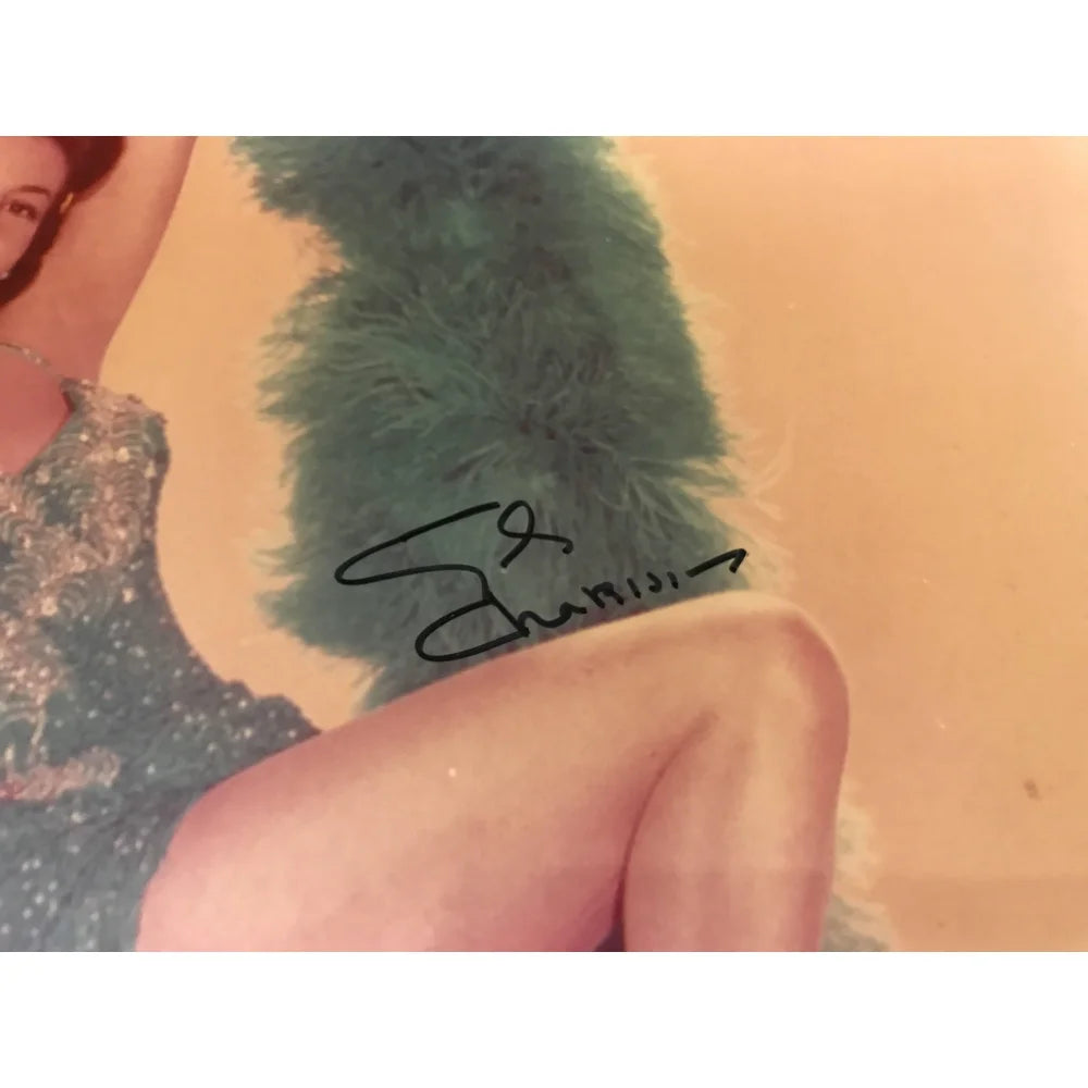 Cyd Charisse Signed 8x10 Photo with JSA COA - Authentic Autograph from Singin' in the Rain Star - Perfect for Movie Memorabilia Collectors & Classic Film Fans