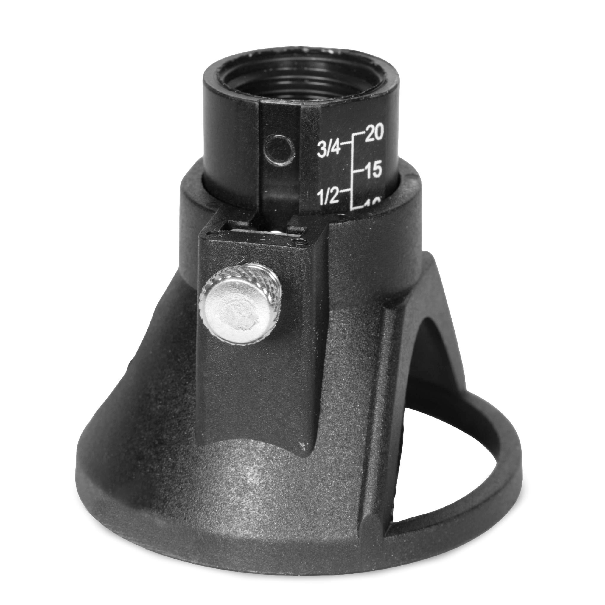WEN RTA006 Drill and Router Guide Collar - Compatible with WEN & Dremel® Rotary Tools - Perfect for Woodworking, Metalworking, and DIY Projects
