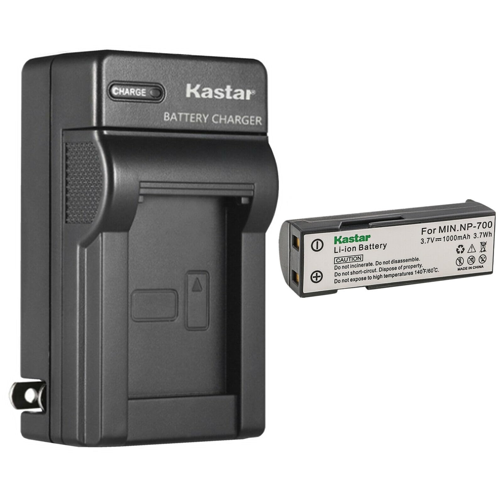 Kastar Replacement Battery and AC Wall Charger for Pentax D-LI72, Samsung SLB-0637, Sanyo DB-L30 - Compatible with Pentax Optio Z10, Samsung L77, Sanyo Xacti VPC-A5 Cameras - Perfect for Travel, Photography, and Everyday Use