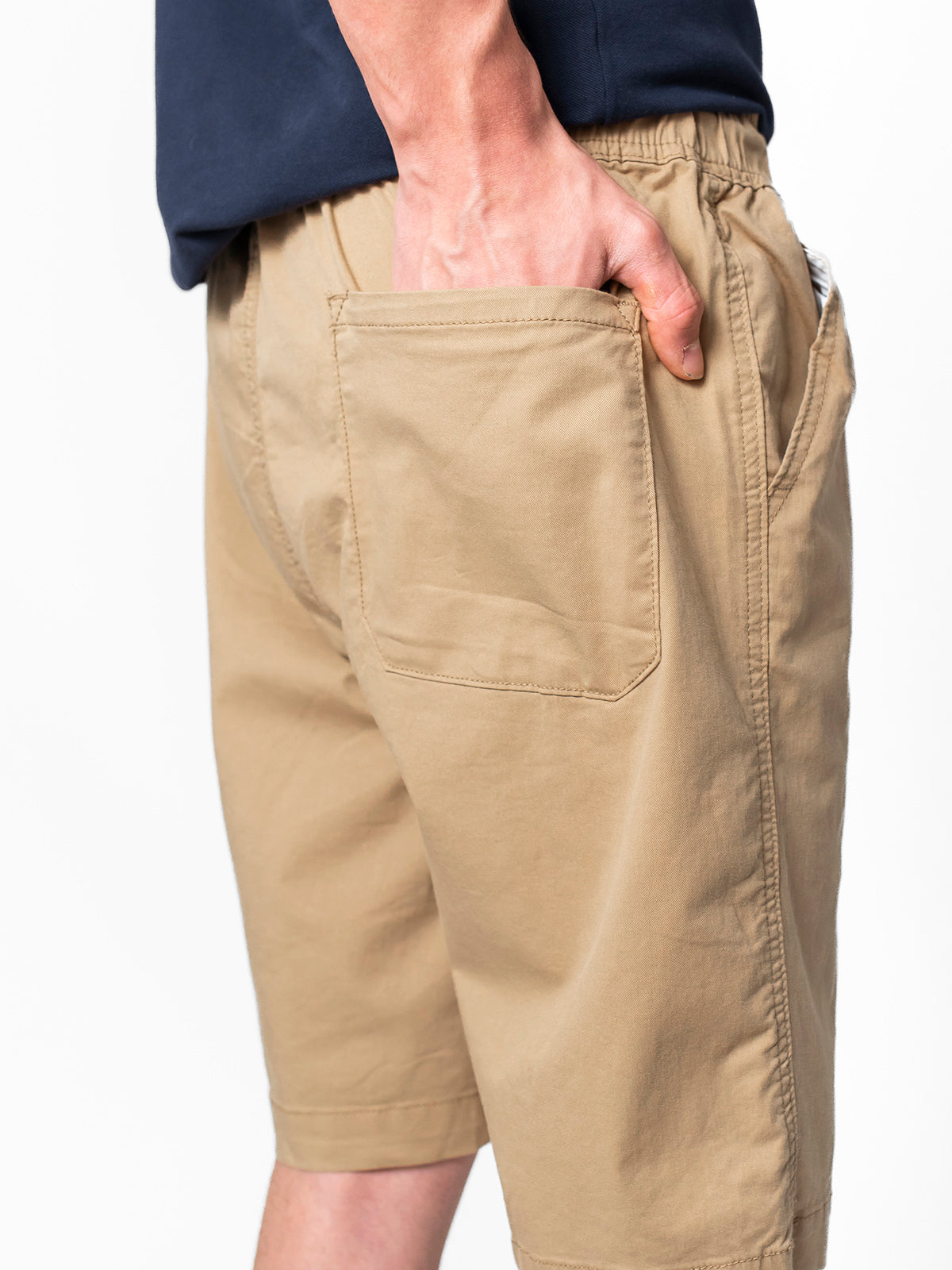Men's Casual Chino Shorts in Camel Color - Comfortable & Stylish for Summer Outings, Beach Trips, and Weekend Relaxation