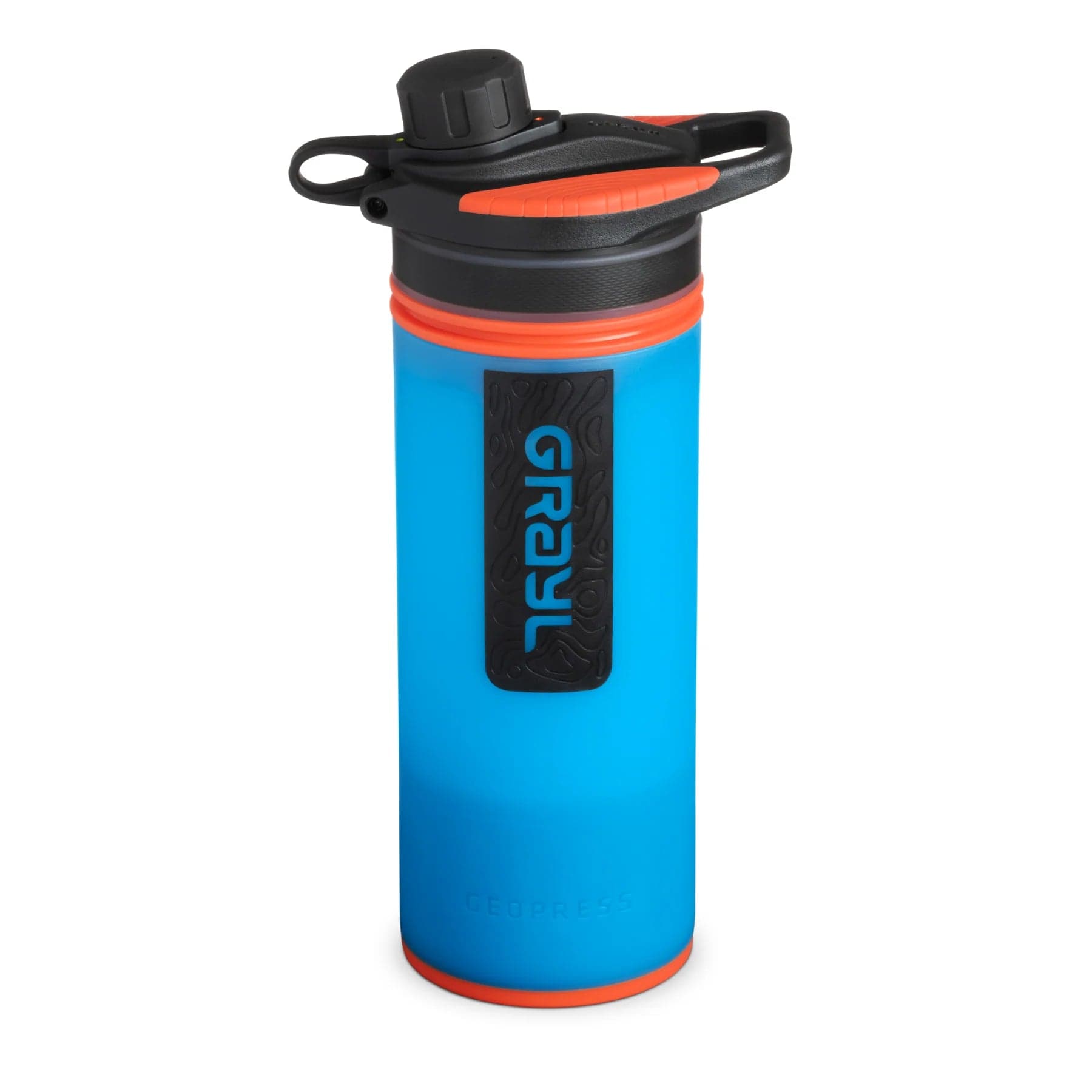 GRAYL GeoPress 24oz Water Purifier Bottle - Portable Filter for Hiking, Camping & Travel - Nature-Inspired Design