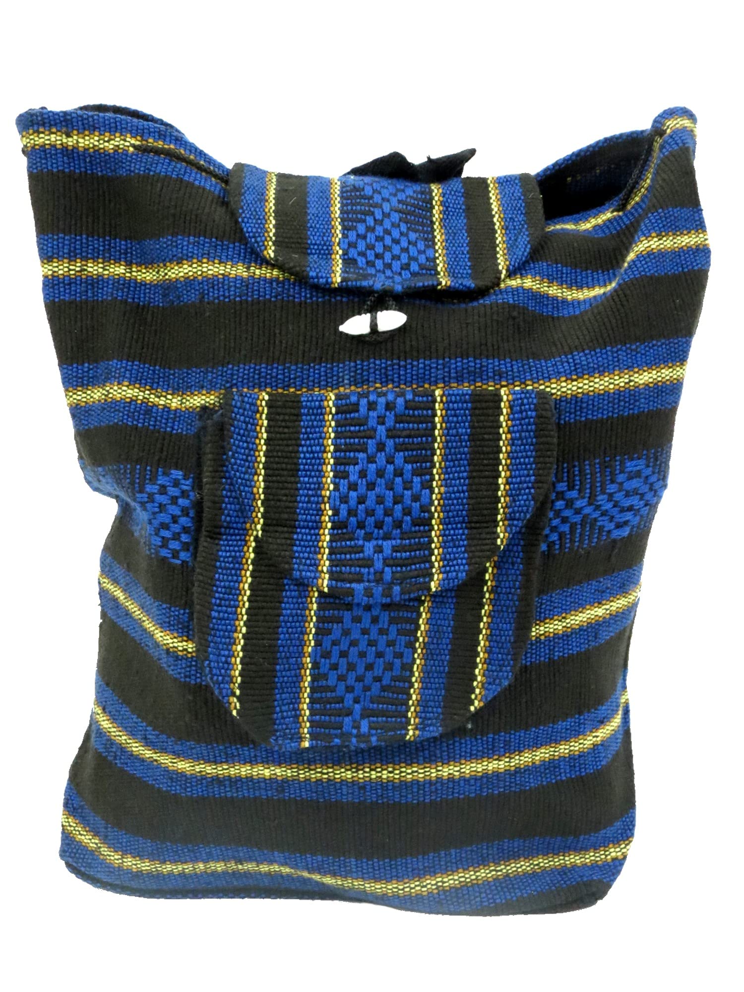 Stylish Ethnic Backpack for Women & Men - Handmade Boho Tribal Print Rucksack - Perfect for Travel, Hiking, and Festival Use