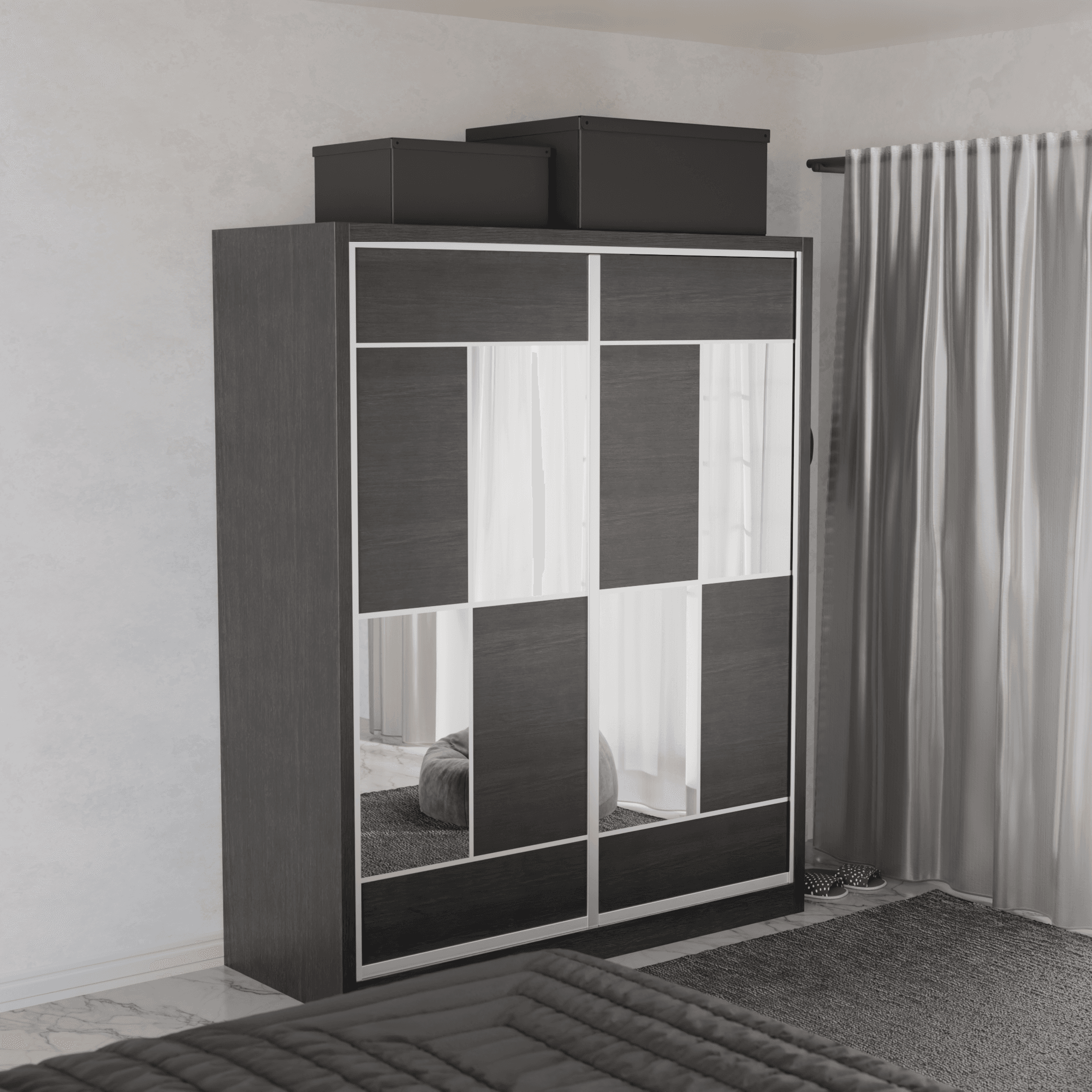 Micasa Modular Wardrobe W03 - Customizable Closet System for Bedroom & Walk-in Closet | Space-Saving Storage Solution for Modern Homes