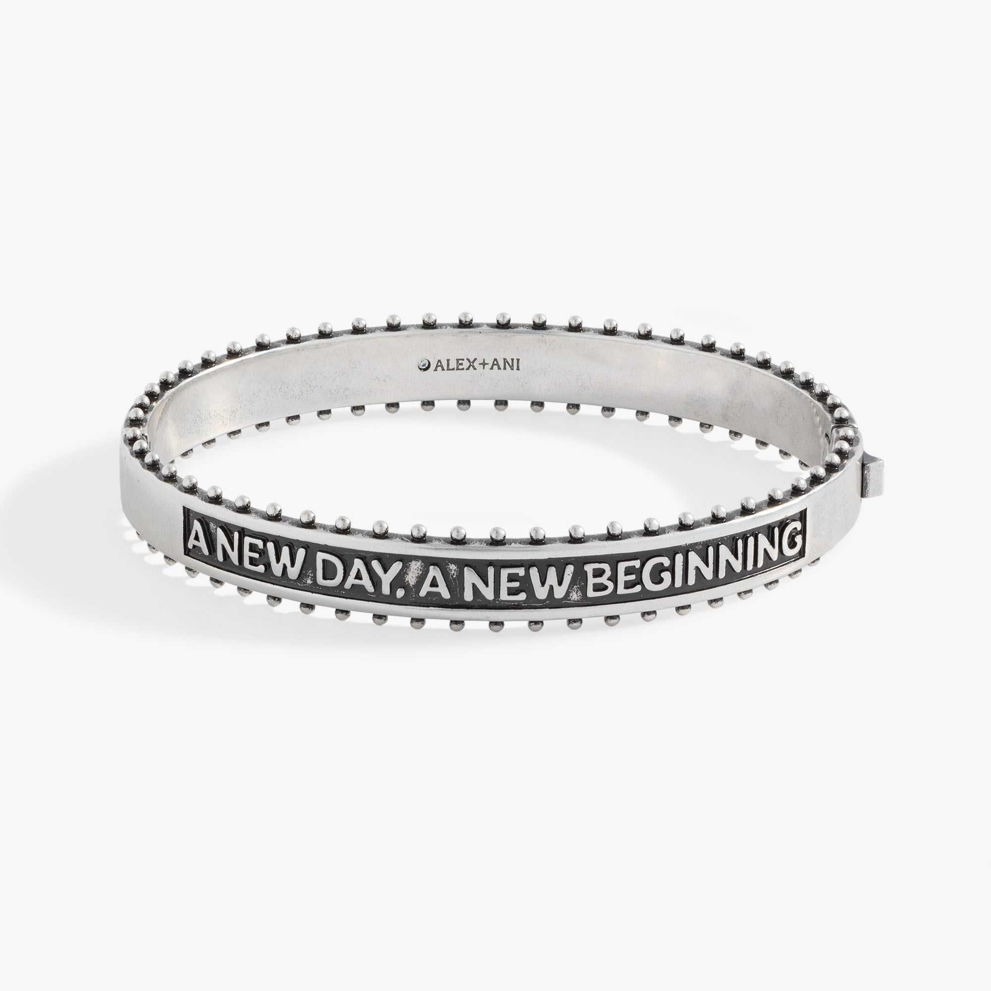 New Day New Beginning Hinge Bracelet - Adjustable Inspirational Jewelry for Women, Gift for Her - Perfect for Daily Wear, Special Occasions & Motivational Gifts