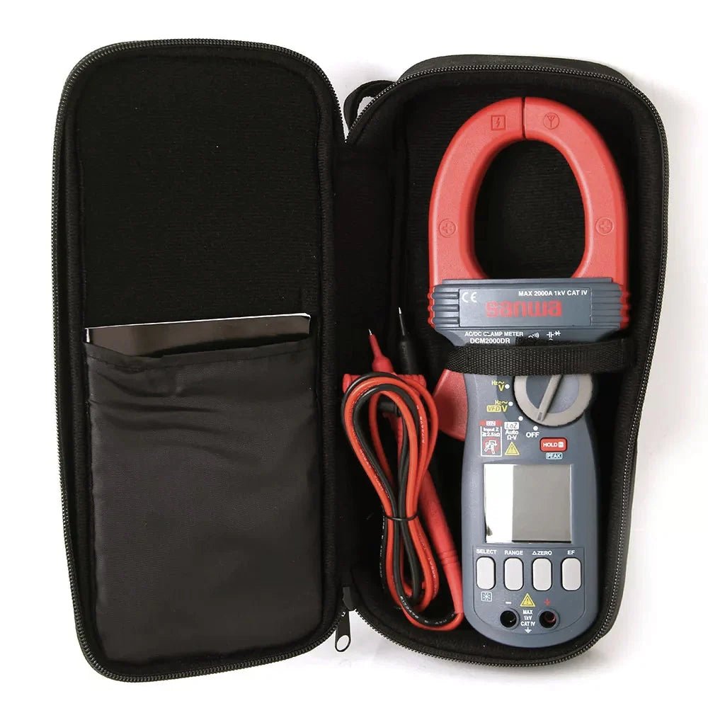 DCM2000DR Digital Clamp Meter - 2000A AC/DC Current Tester with CAT IV 1000V Safety Rating | Perfect for Electricians, HVAC Technicians & Industrial Maintenance