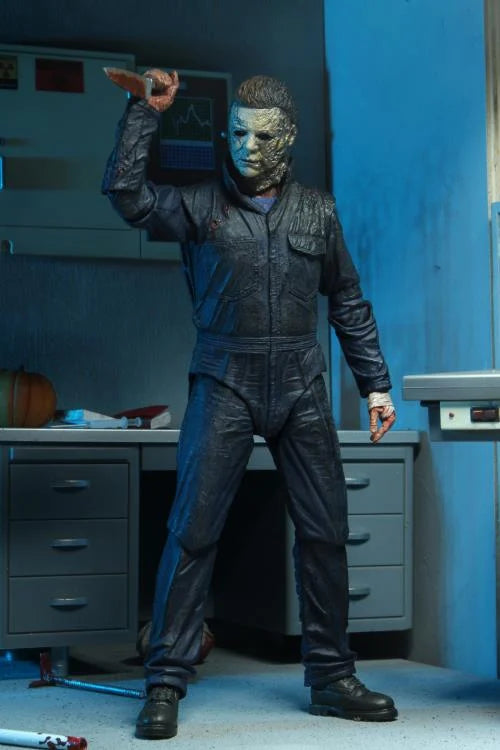Halloween Kills Ultimate Michael Myers Action Figure - Collectible Horror Movie Character for Halloween Decor & Horror Fans Collection