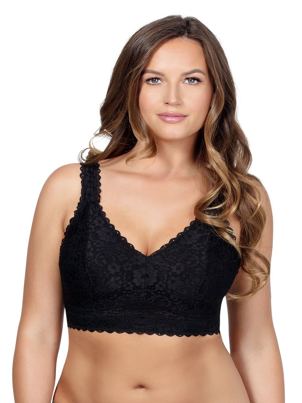 Adriana Lace Bralette - Comfortable & Sexy Women's Underwear for Everyday Wear | Perfect for Layering, Date Nights & Lounge Wear