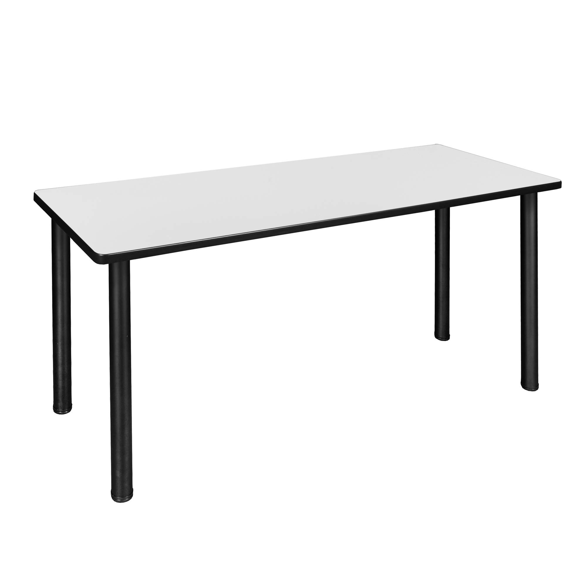 Regency Kee 66 x 24 Inch Training Seminar Table with Black Legs - Conference Room, Classroom, Office Meeting & Event Furniture