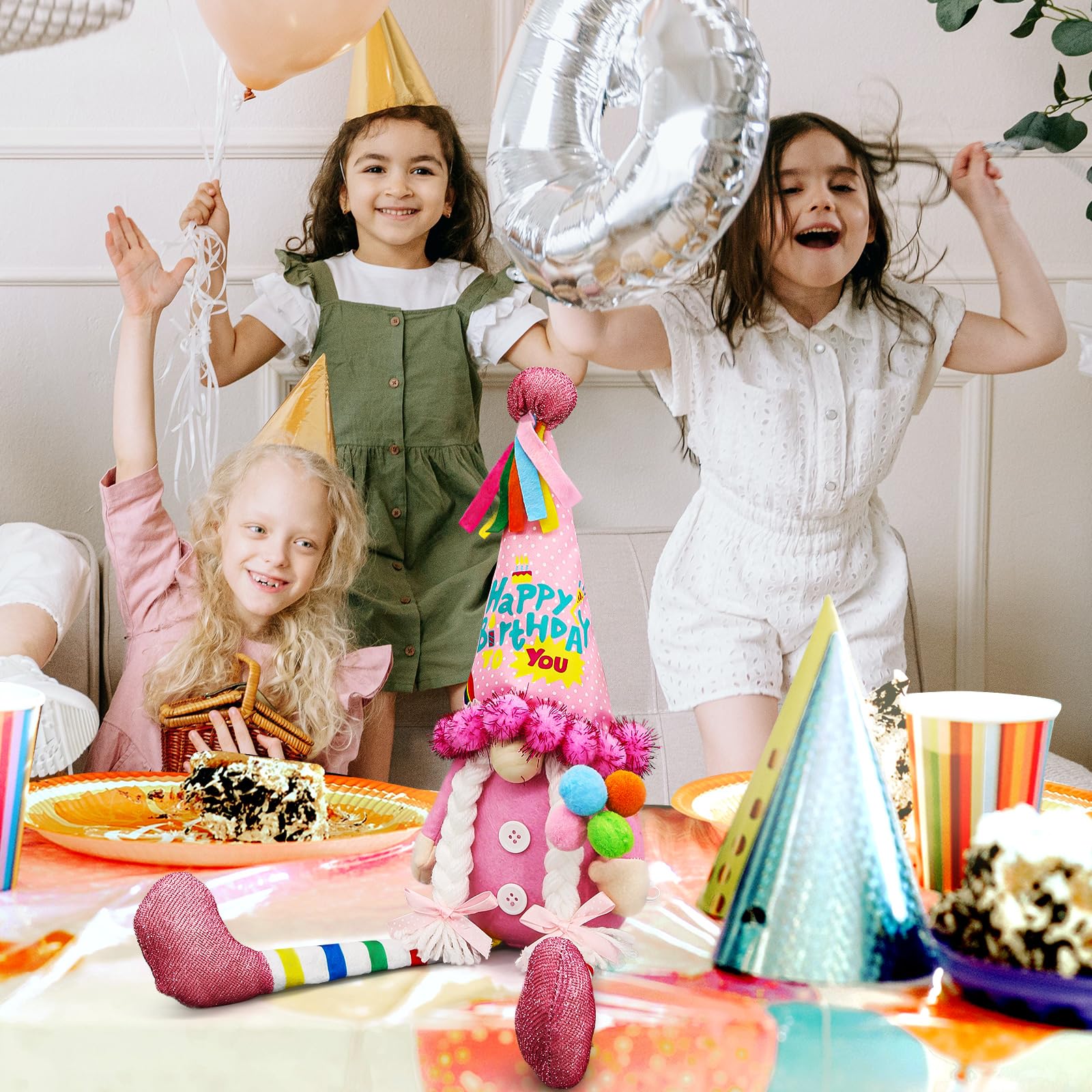 Funny Birthday Gnome Plush Gift for Women - Best Friend, Mom, Sister - Unique Birthday Decorations & Party Supplies | Perfect for Birthdays, Home Decor, and Gifts