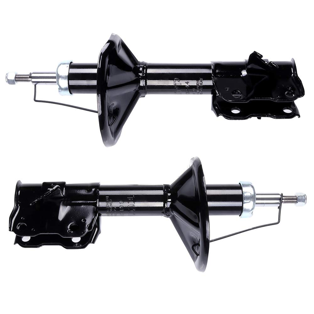 ROADFAR 2-Piece Front Shock Absorber Set - Compatible with 1997-2002 Mitsubishi Mirage | Durable Suspension Struts for Smoother Ride | Perfect for City Commuting & Road Trips